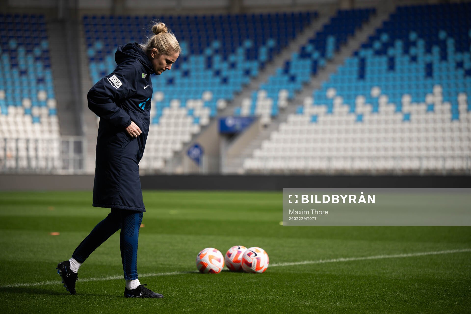 Head coach Gemma Grainger of the Norwegian women's national