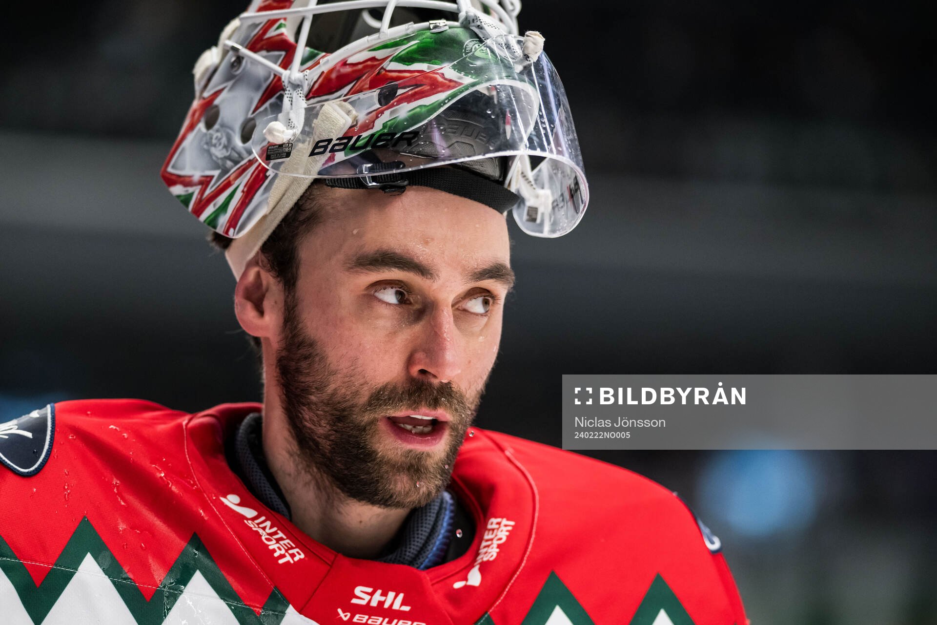 Frölundas målvakt Frans Tuohimaa