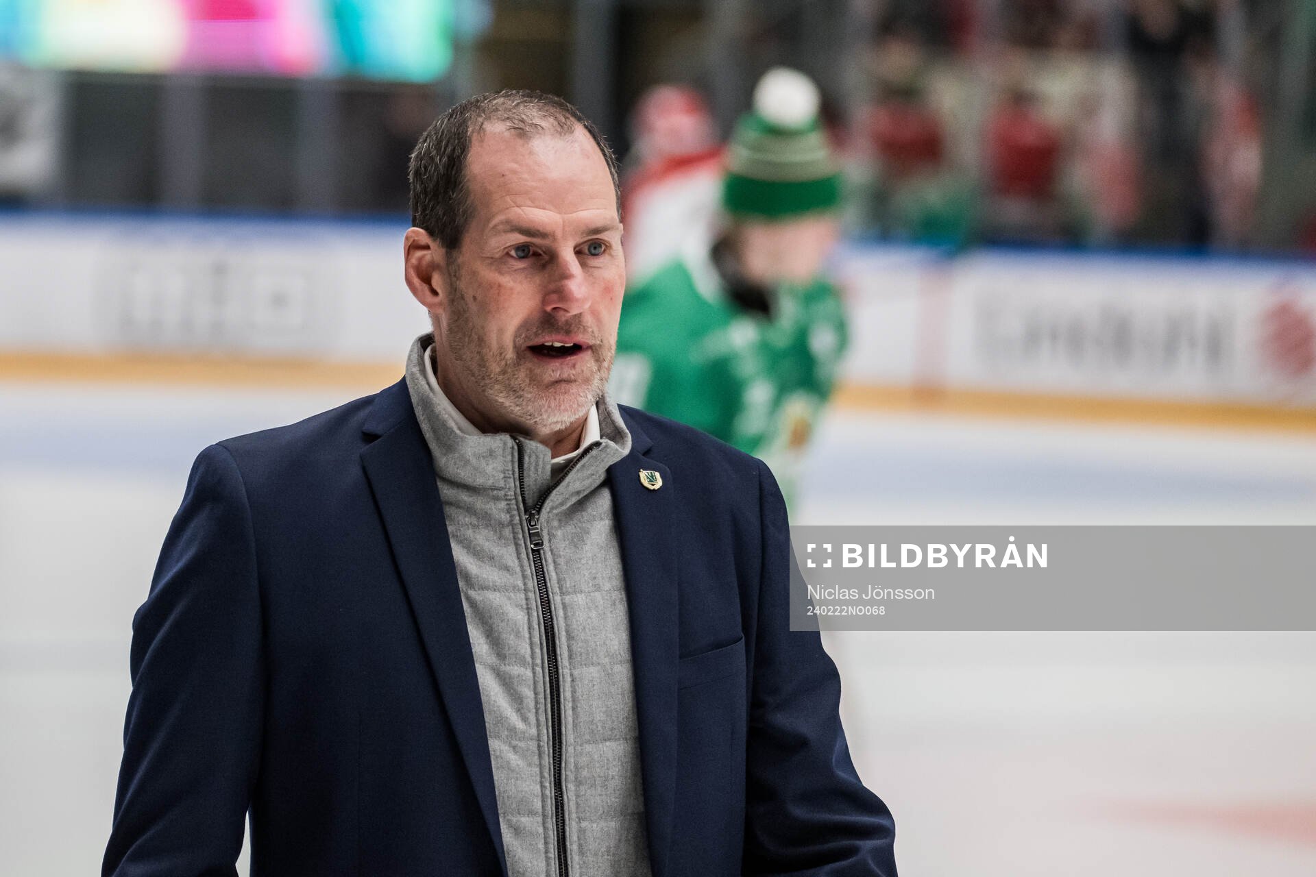 Rögles assisterande tränare Janne Larsson