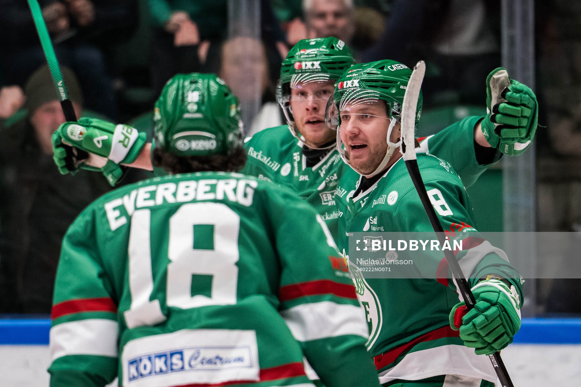 Rögles Ludvig Claesson och Linus Sandin jublar