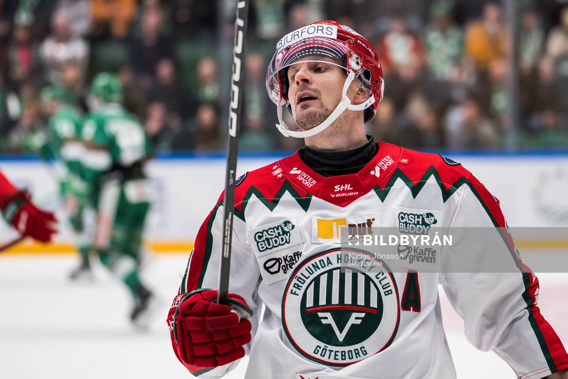 Frölundas Nicklas Lasu  deppar
