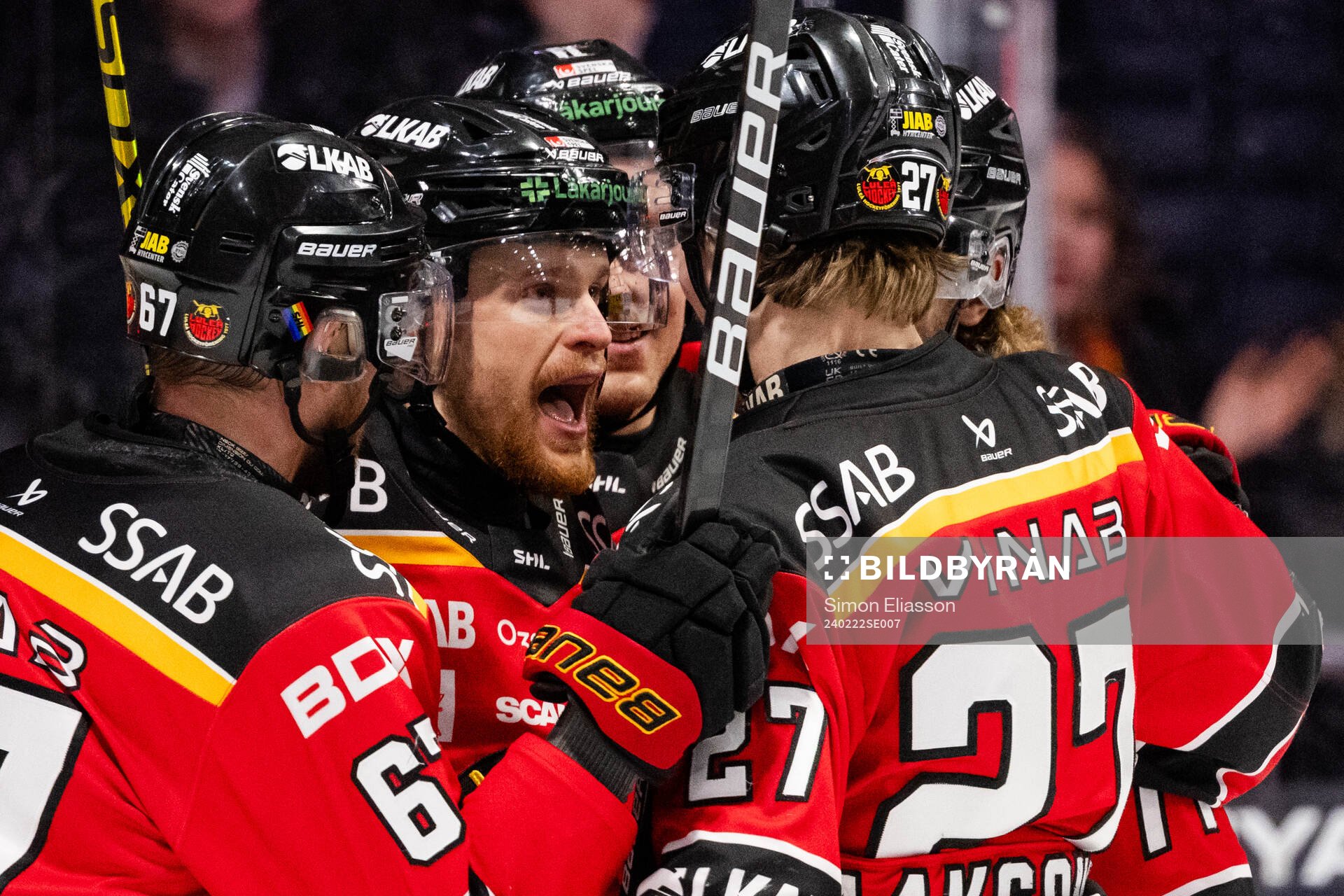 Luleås Brendan Shinnimin jublar