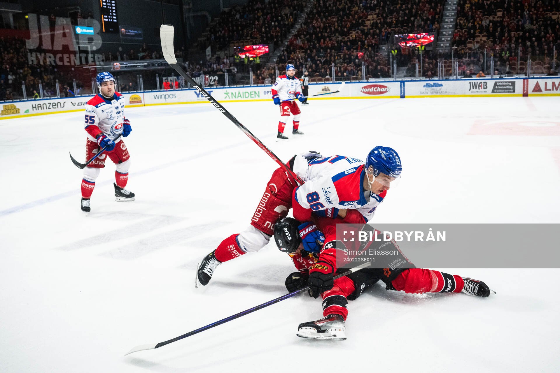Oskarshamns Lukas Jasek och Luleås Nikola Pasic