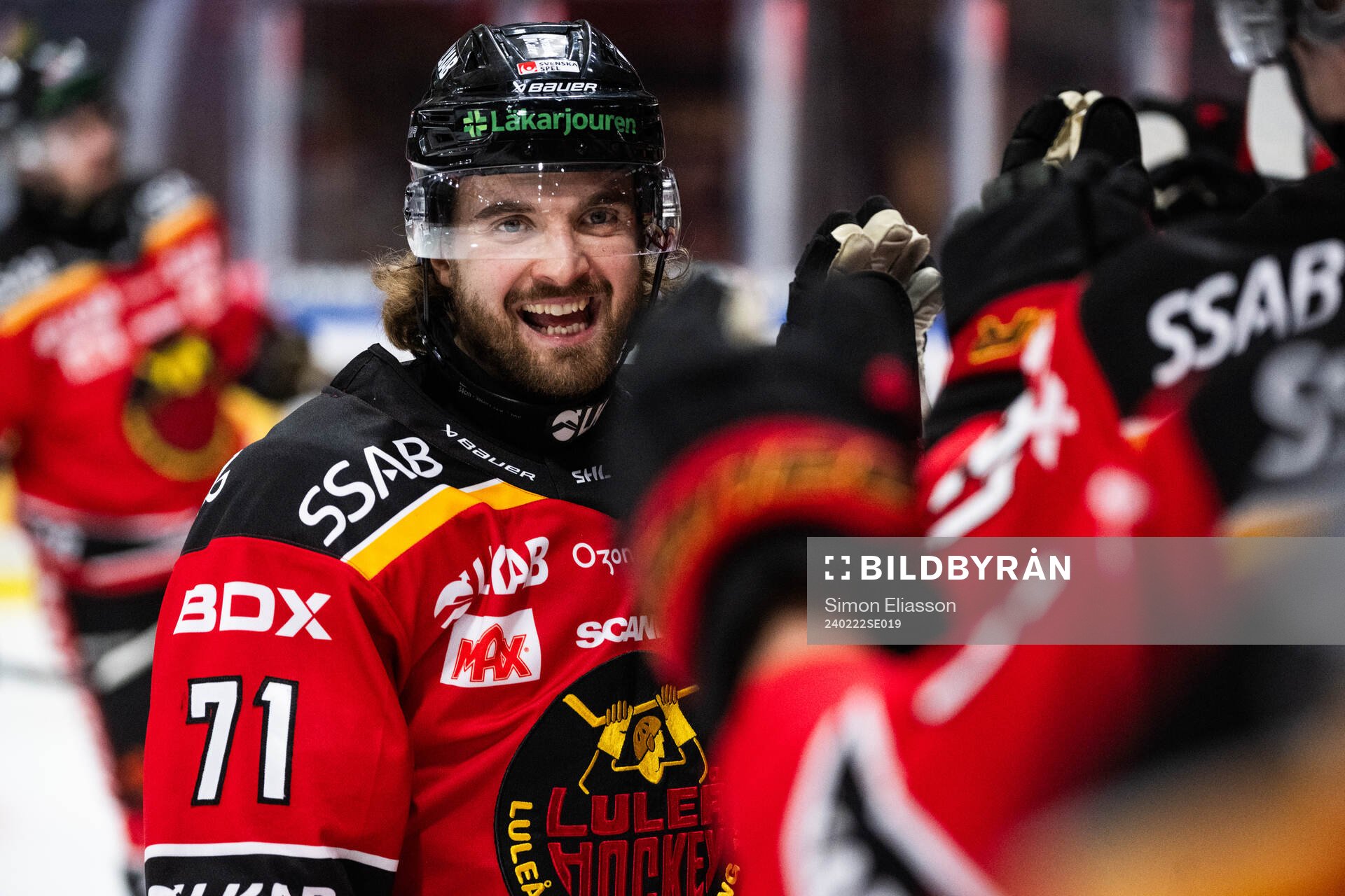 Luleås Adam Brodecki jublar