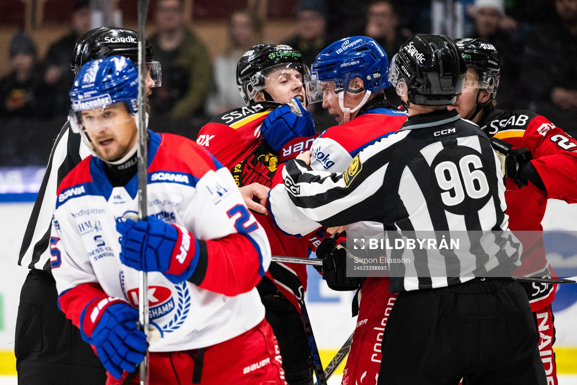Luleås Jesper Sellgren och Oskarshamns Jonas Engström