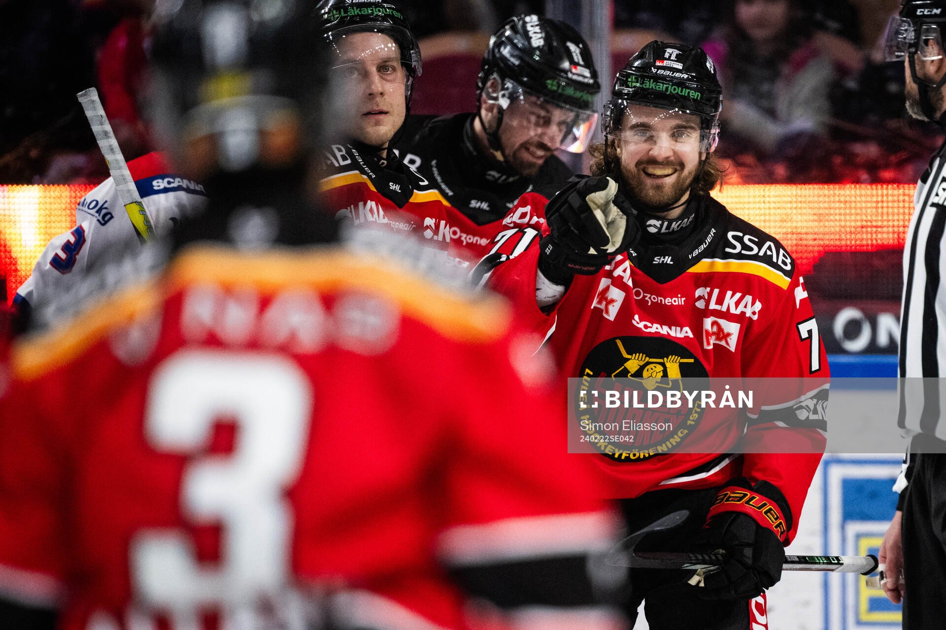 Luleås Adam Brodecki jublar