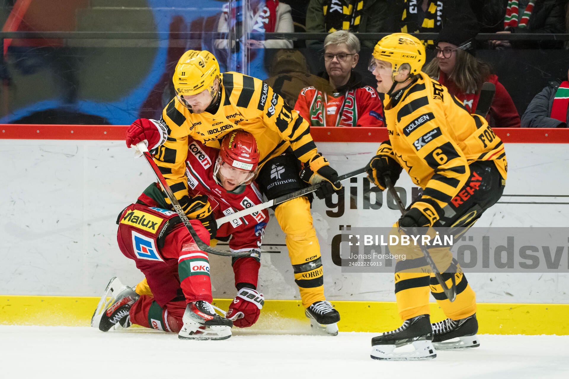 MoDos Sebastian Ohlsson och Skellefteås Max Lindholmmed