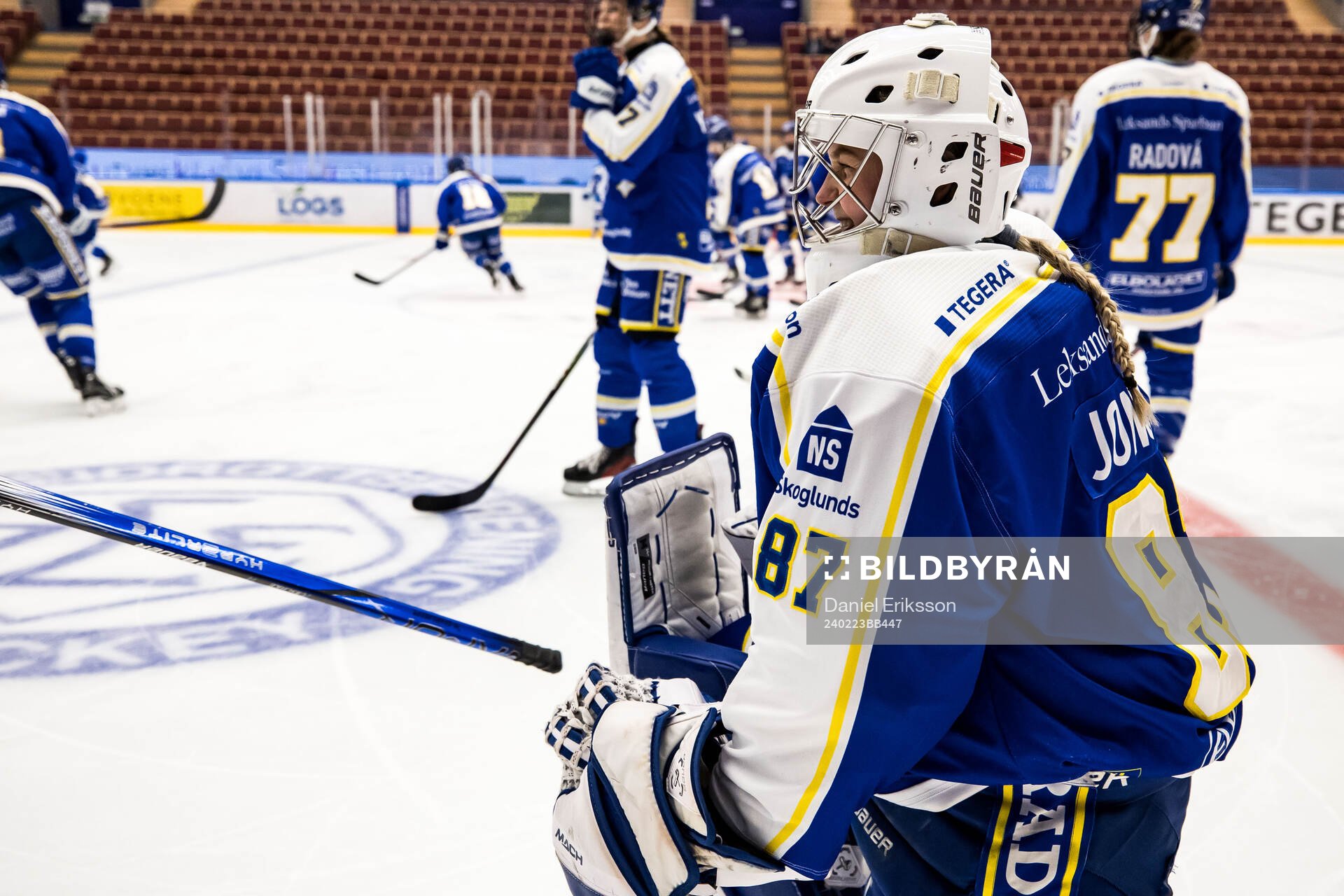 Leksands målvakt Ellen Jonsson