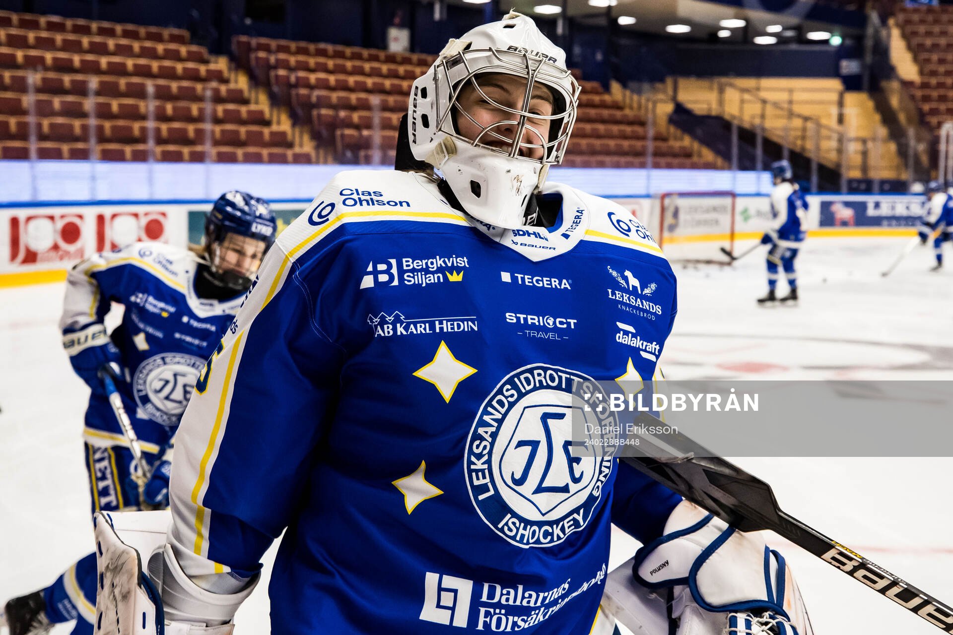 Leksands målvakt Emma Polusny