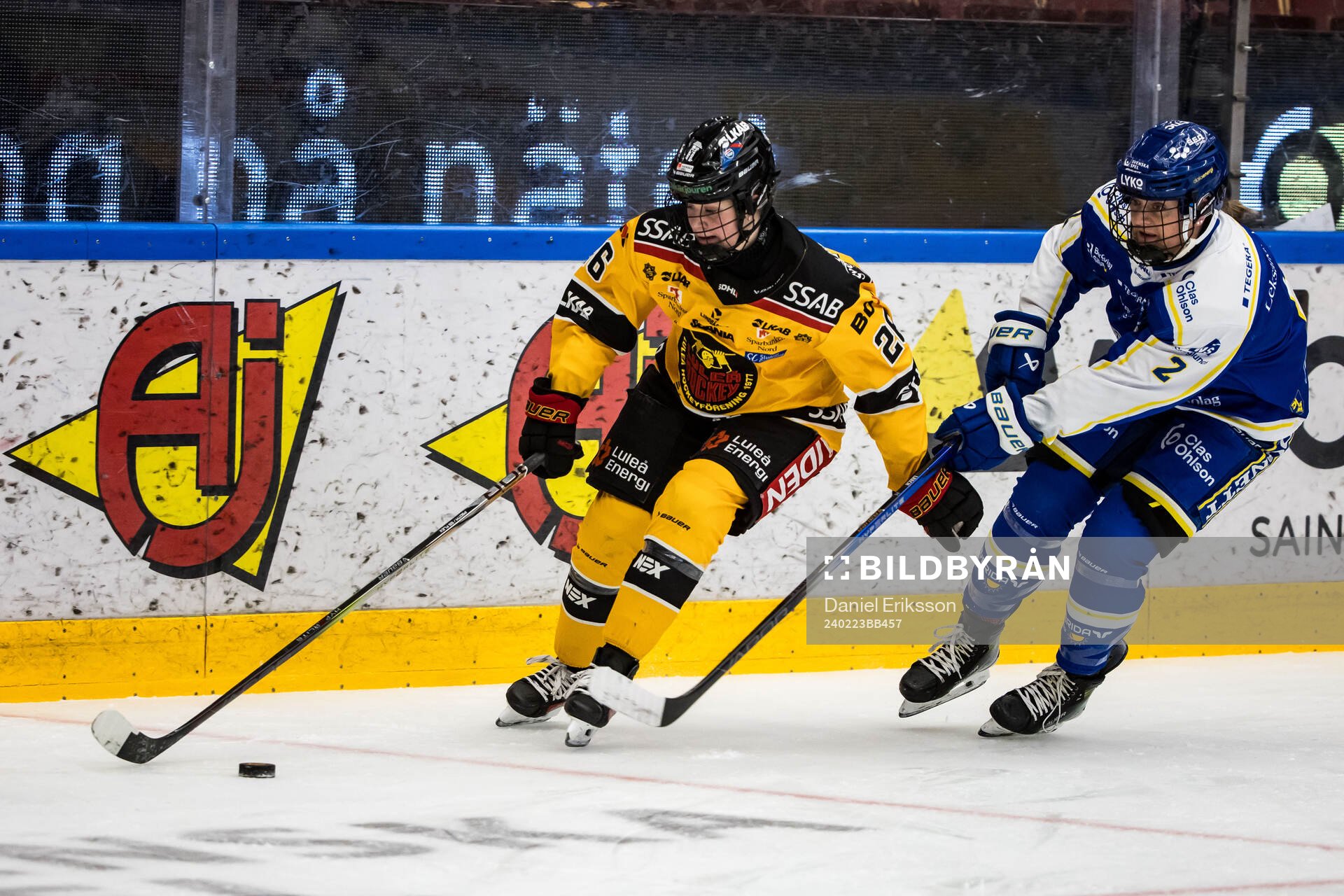 Luleås Sara Lindqvist och Leksands Taylor Leech