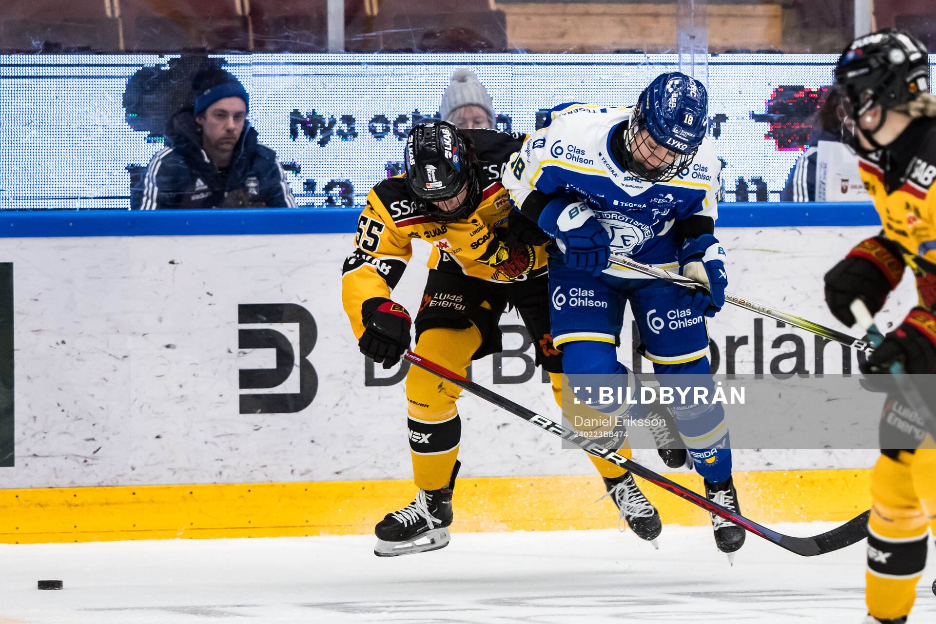 Luleås Daniela Pejsova och Leksands Saga Tynell-Nissas