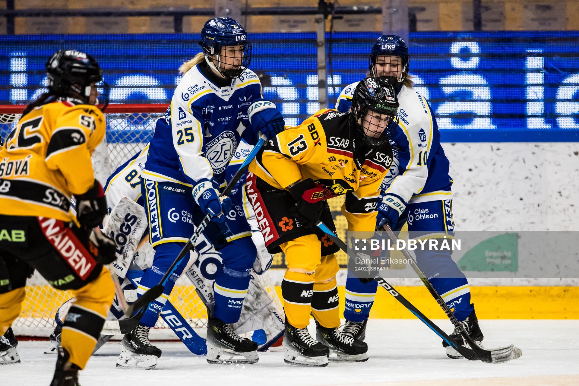 Leksands Nathalie Carlsson Mattila och Luleås Jenna