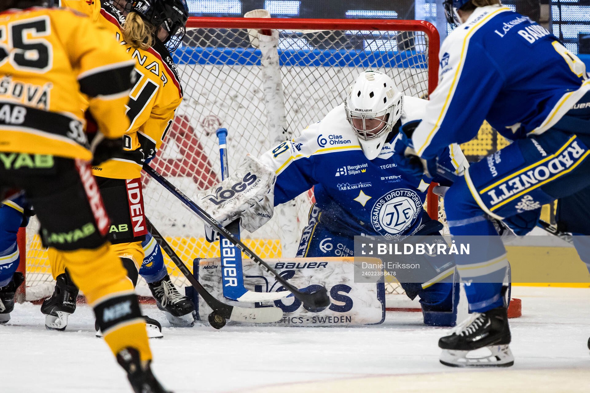 Leksands målvakt Ellen Jonsson