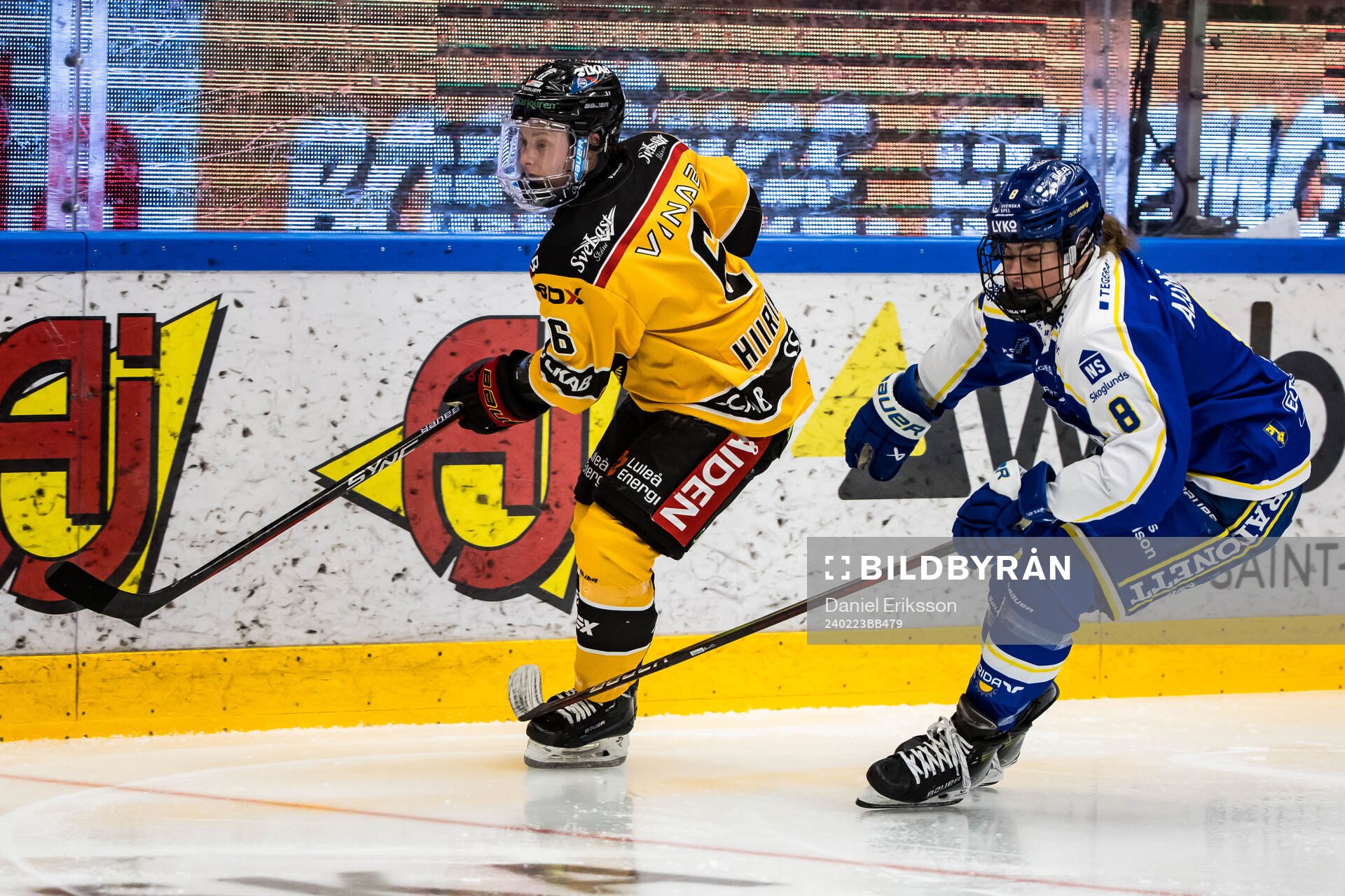 Luleås Jenni Hiirikoski och Leksands Ella Albinsson