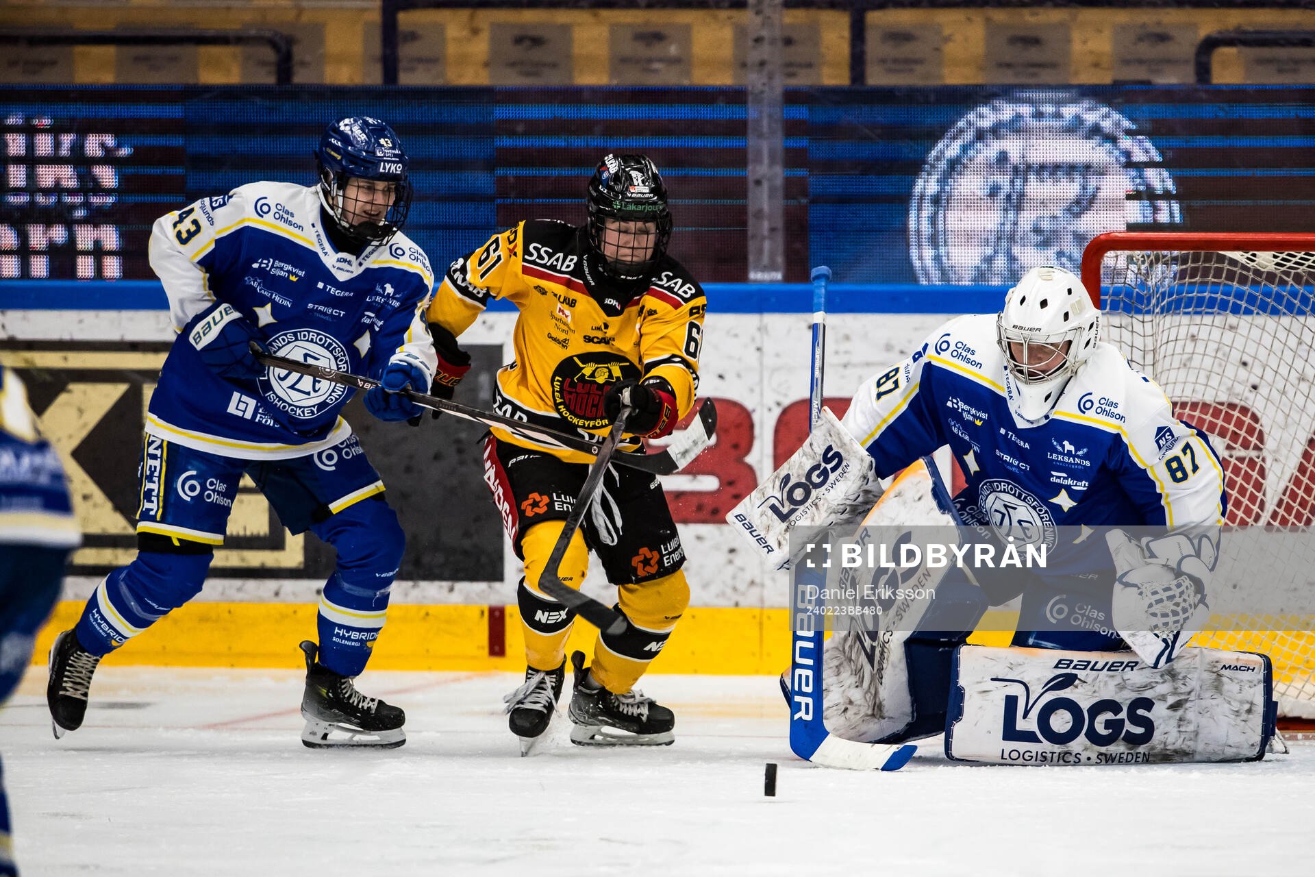 Leksands Aino Karppinen och Luleås Lisa Johansson och