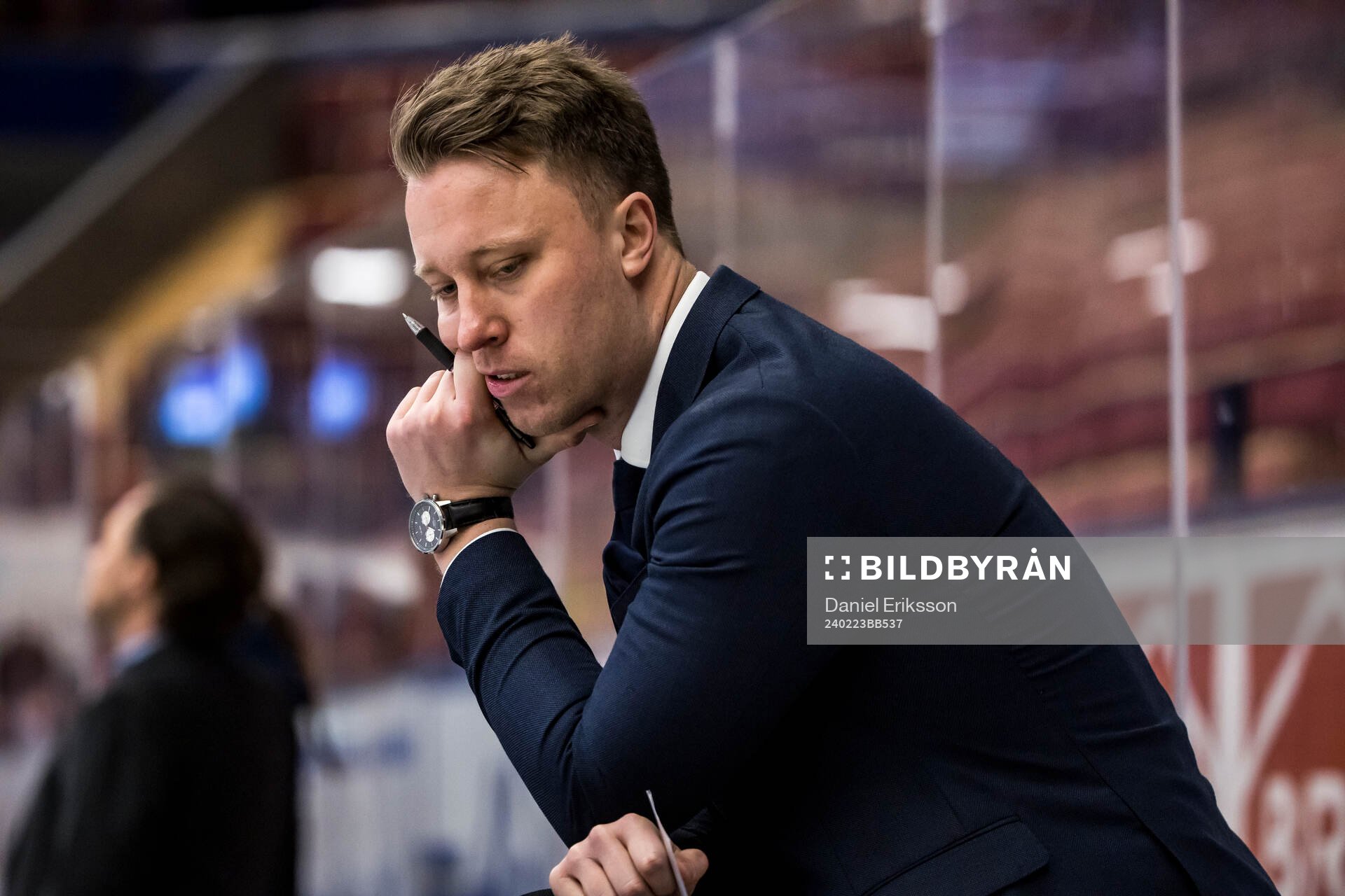 Leksands tränare Joakim Engström