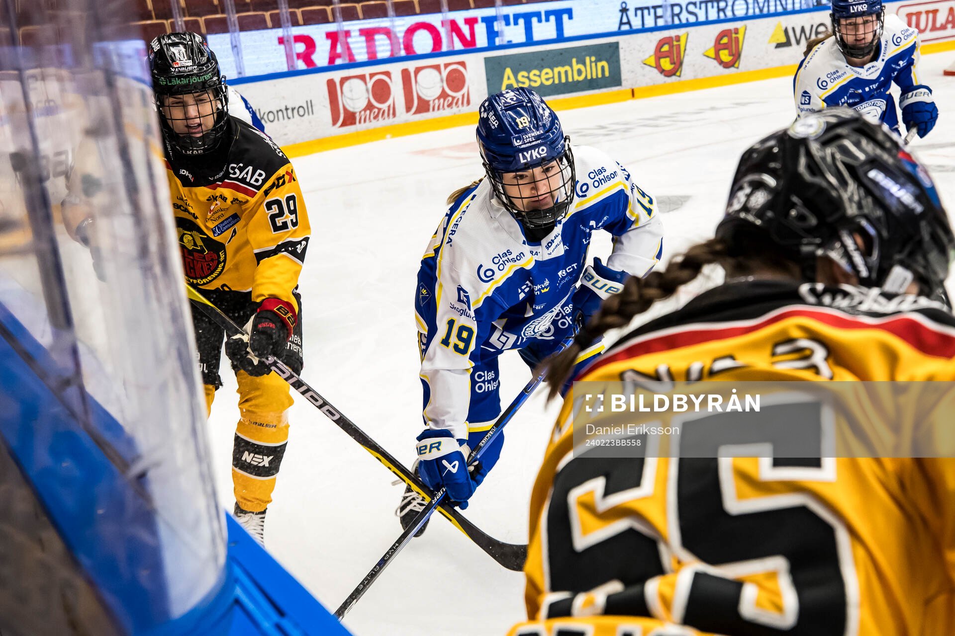 Luleås Emma Nordin och Leksands Anna Elizabeth Purschke