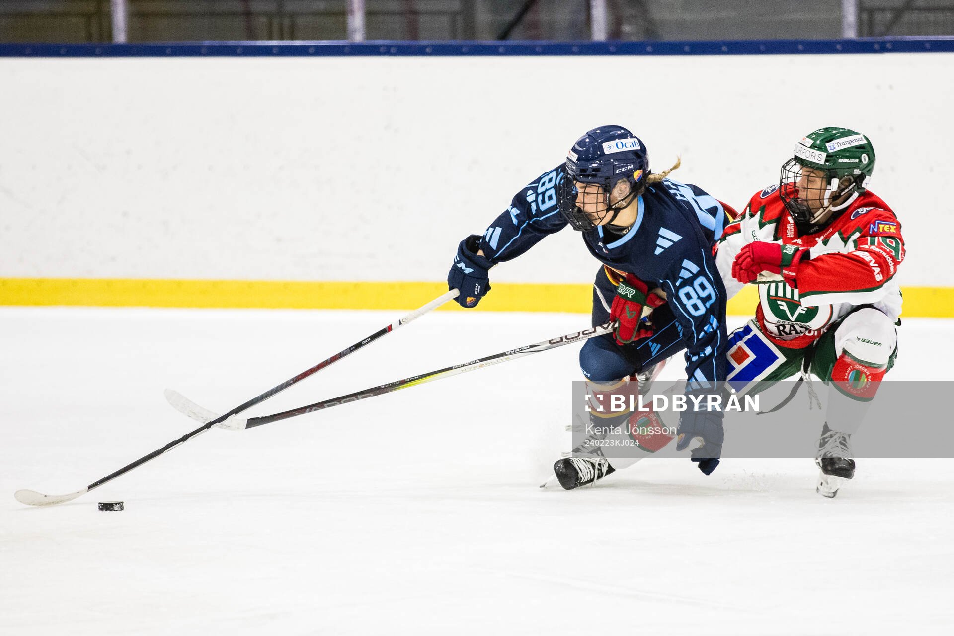 Djurgårdens Nicole Hall och Frölundas Matilda Nilsson