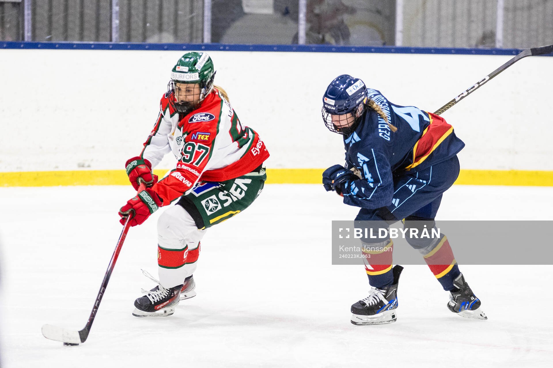 Frölundas Sofie Lundin och Djurgårdens Wilma