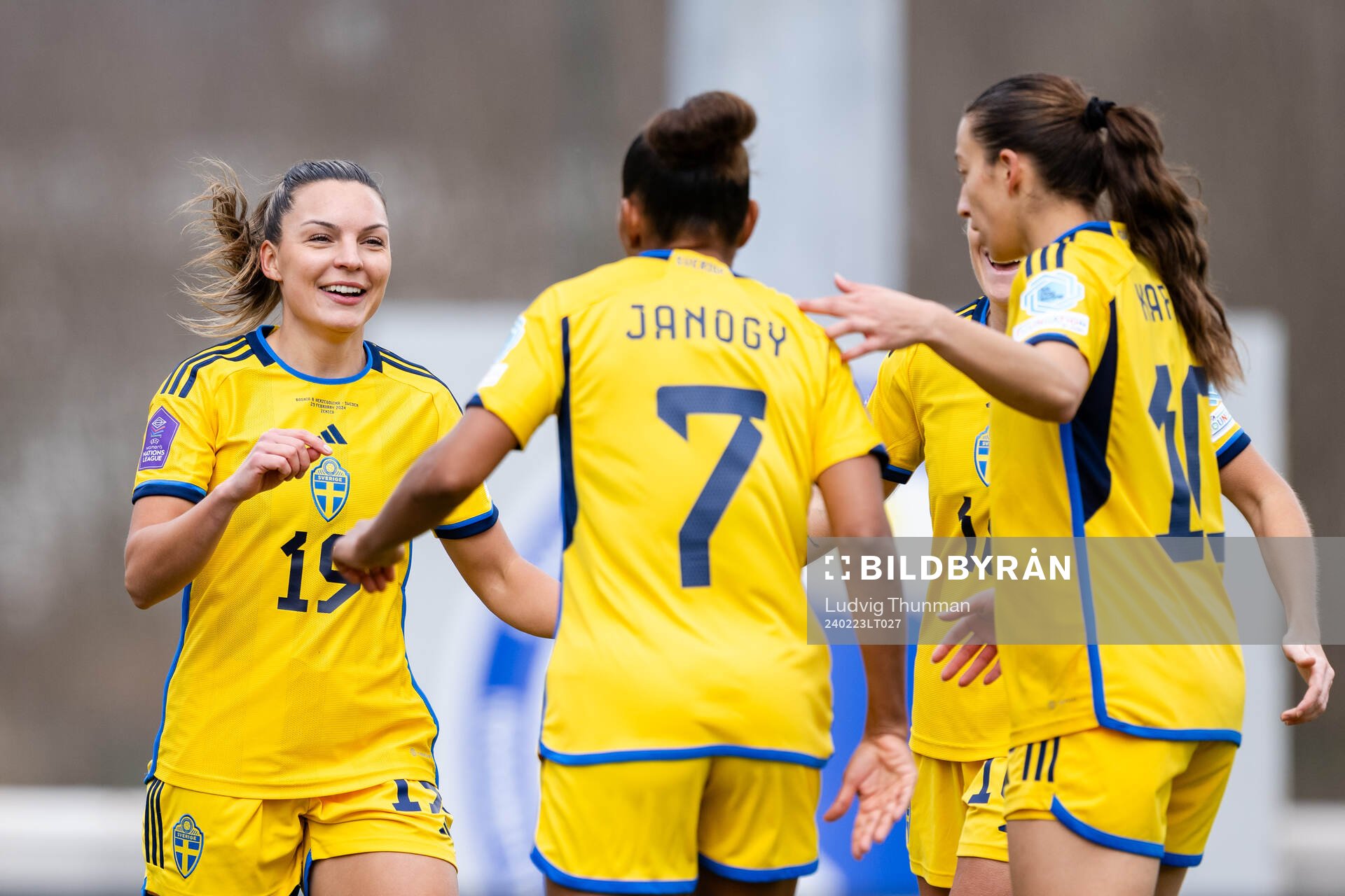 Johanna Rytting Kaneryd and Madelen Janogy of Sweden