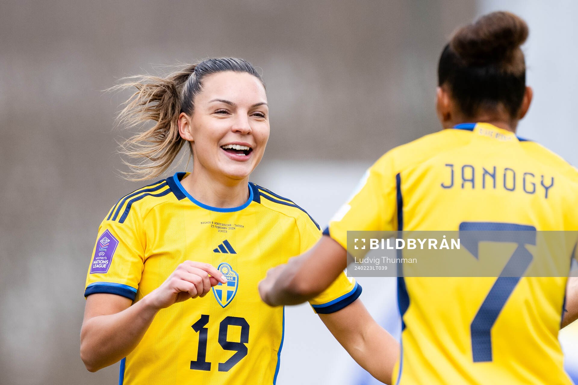 Johanna Rytting Kaneryd and Madelen Janogy of Sweden