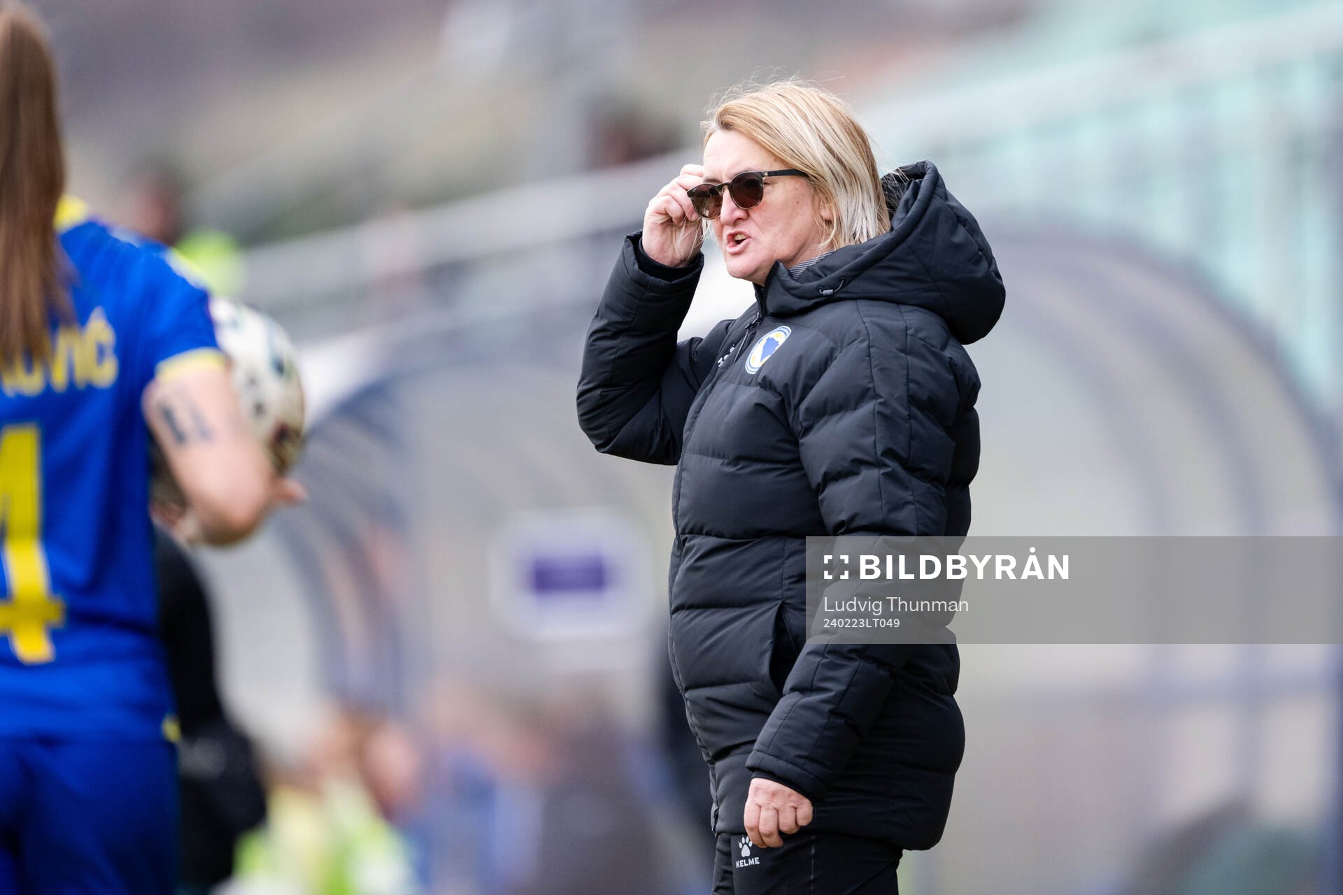 Head coach Samira Hurem of Bosnia and Herzegovina