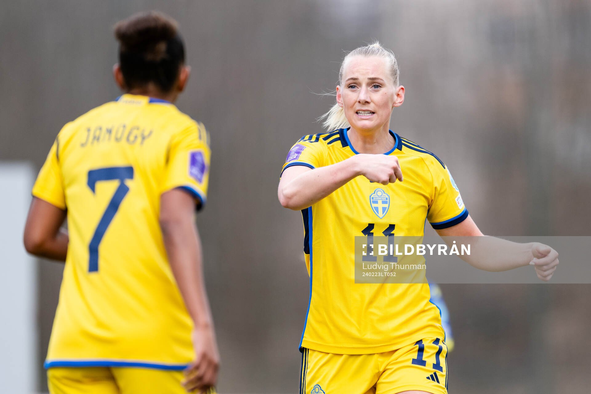 Stina Blackstenius of Sweden