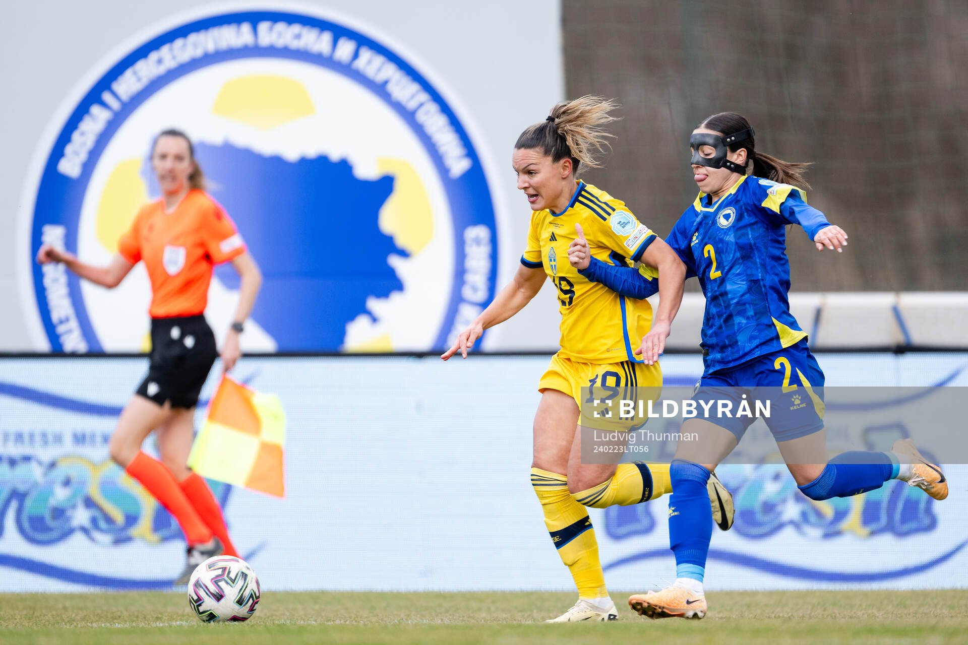 Johanna Rytting Kaneryd of Sweden and Ena Sabanagic of