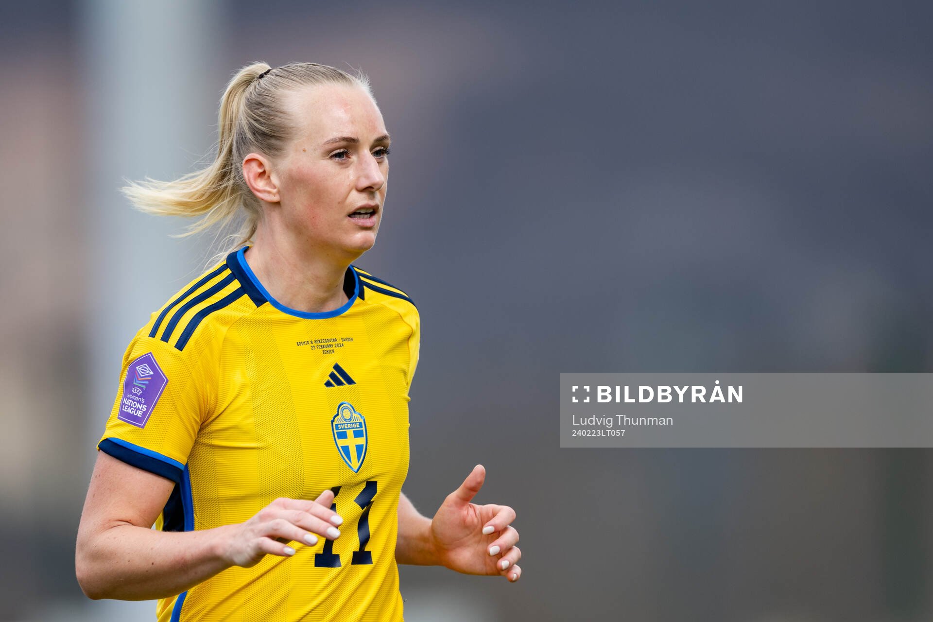 Stina Blackstenius of Sweden