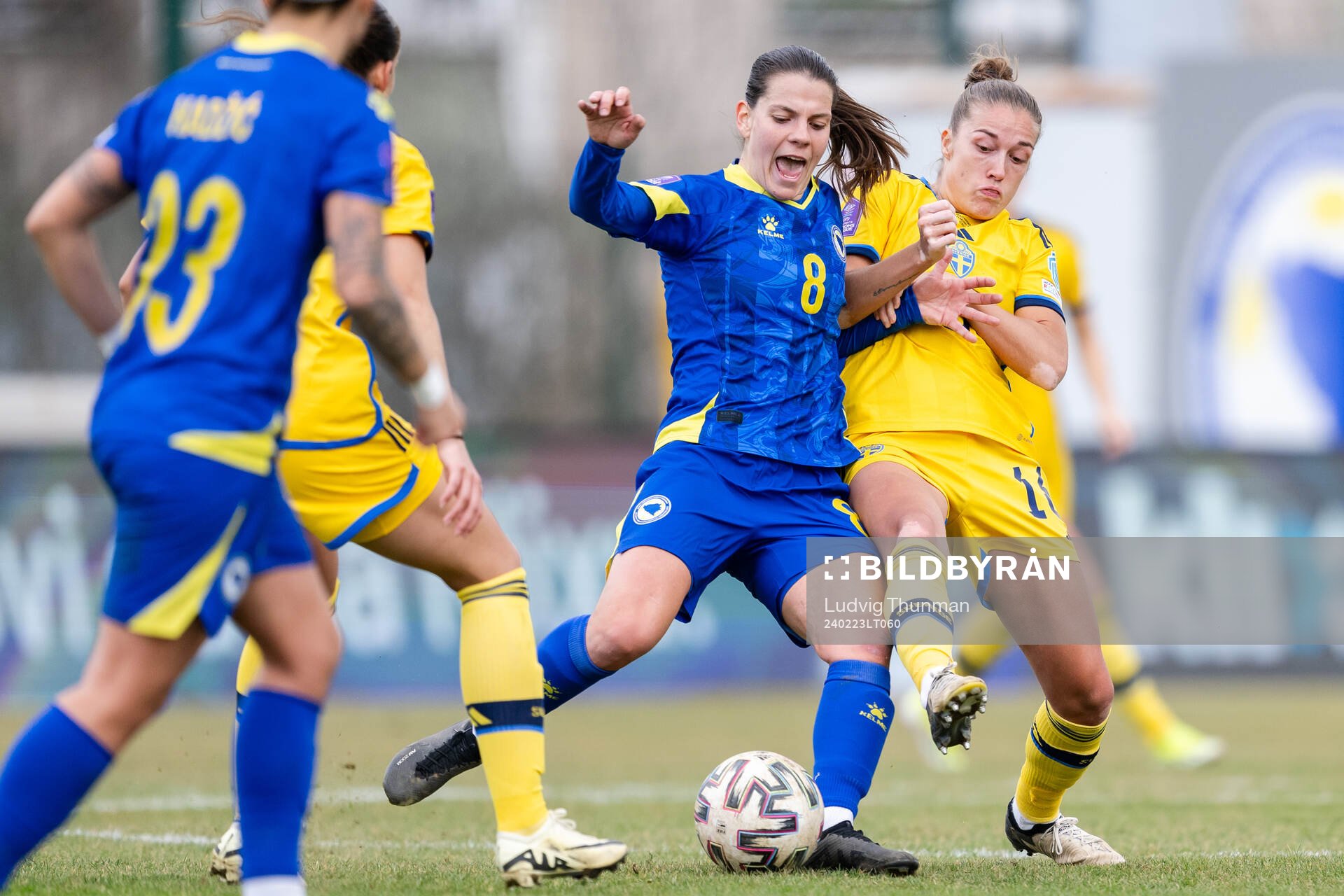 Marija Aleksic of Bosnia and Herzegovina and Filippa