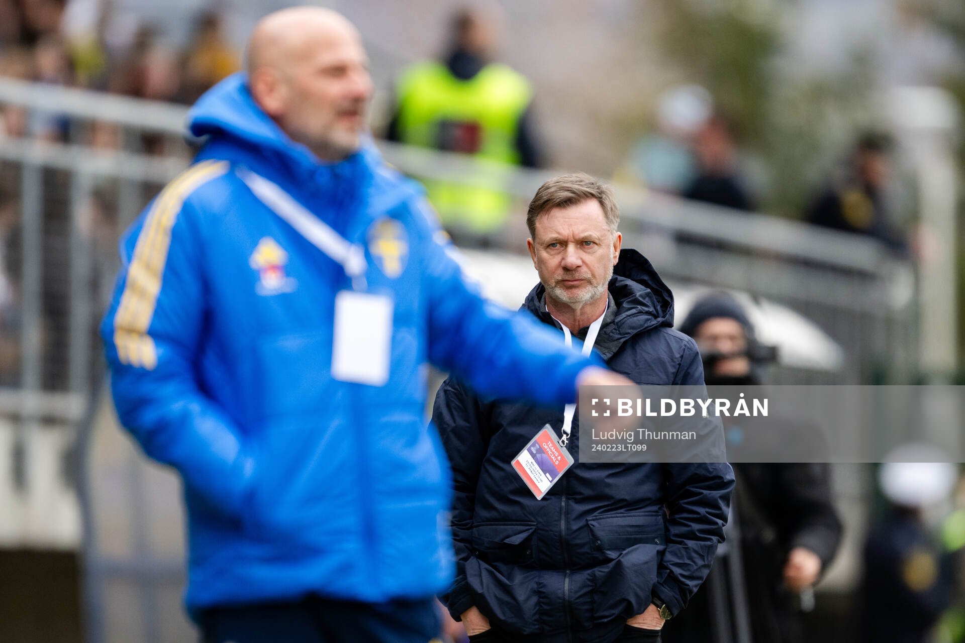 Assistant coach Magnus Wikman and Head coach Peter