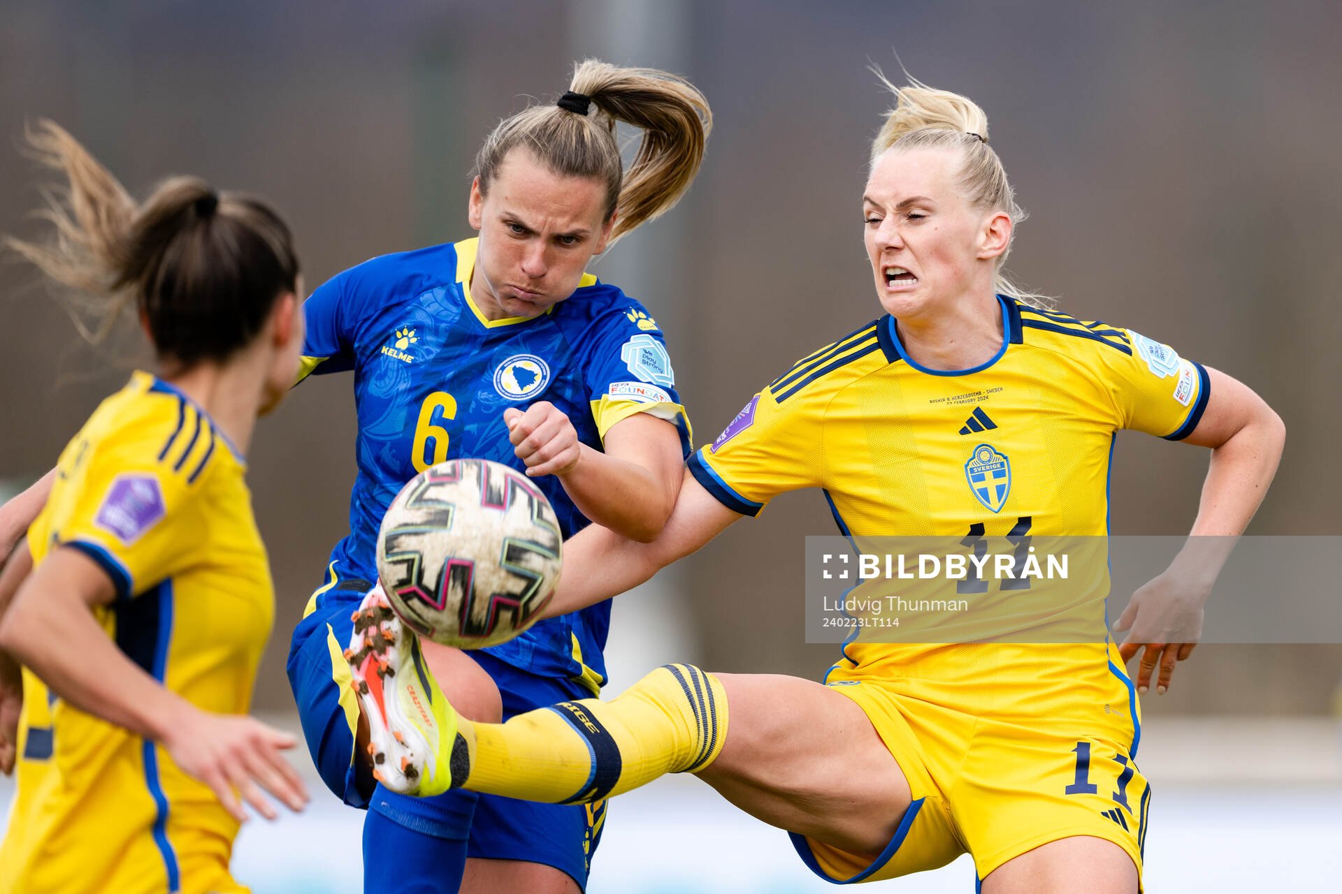 Melisa Hasanbegovic of Bosnia and Herzegovina and Stina