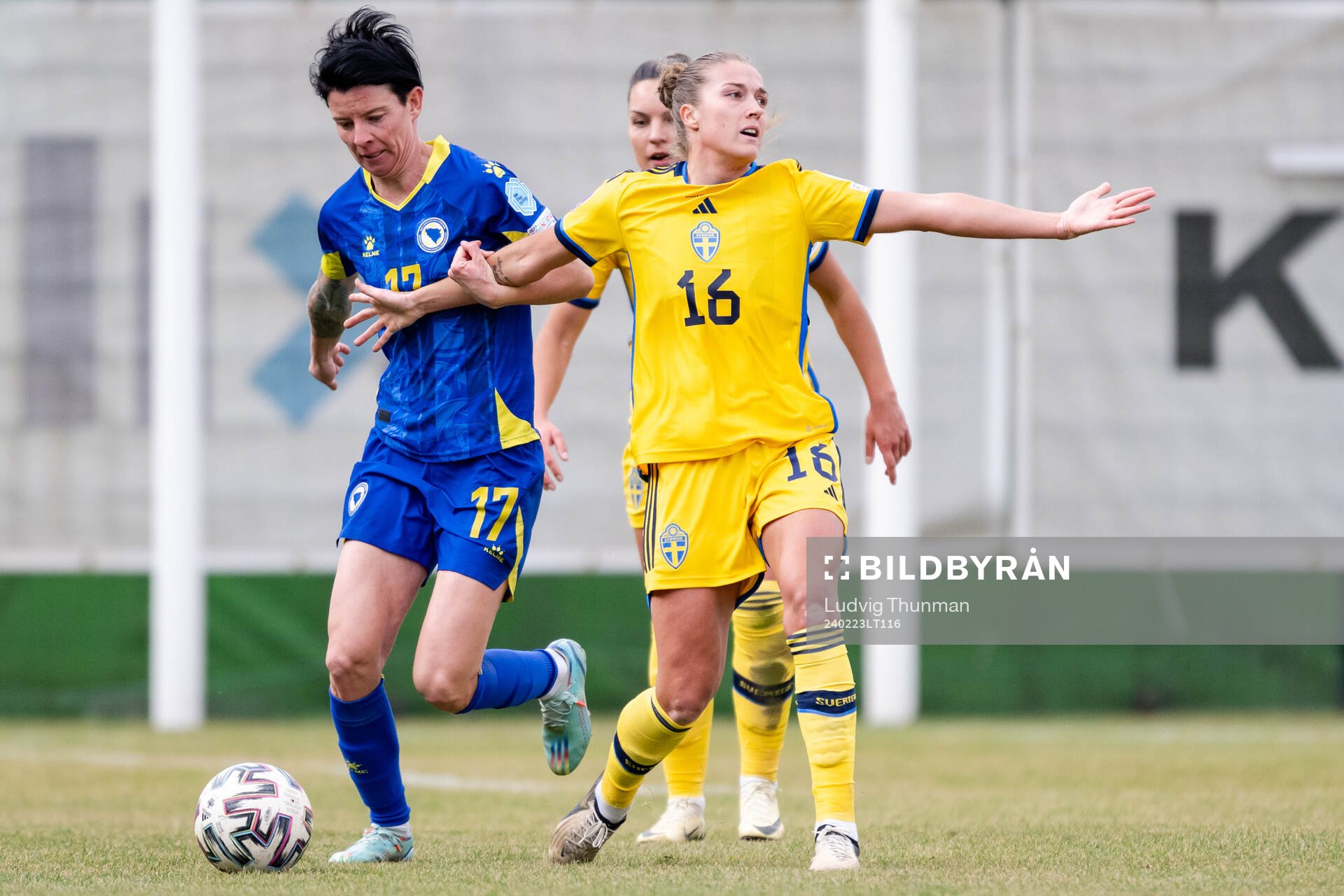 Filippa Angeldahl of Sweden reacts