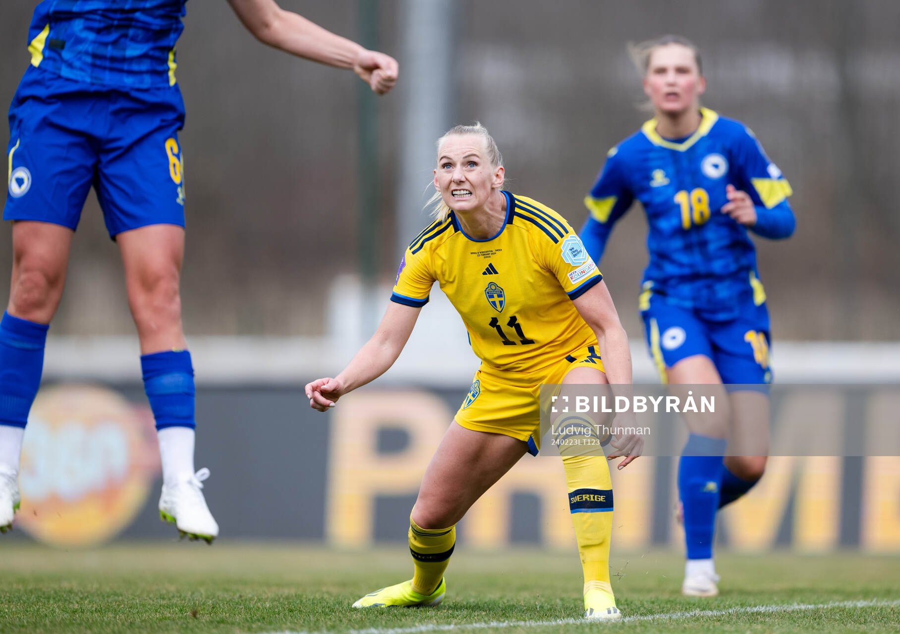 Stina Blackstenius of Sweden