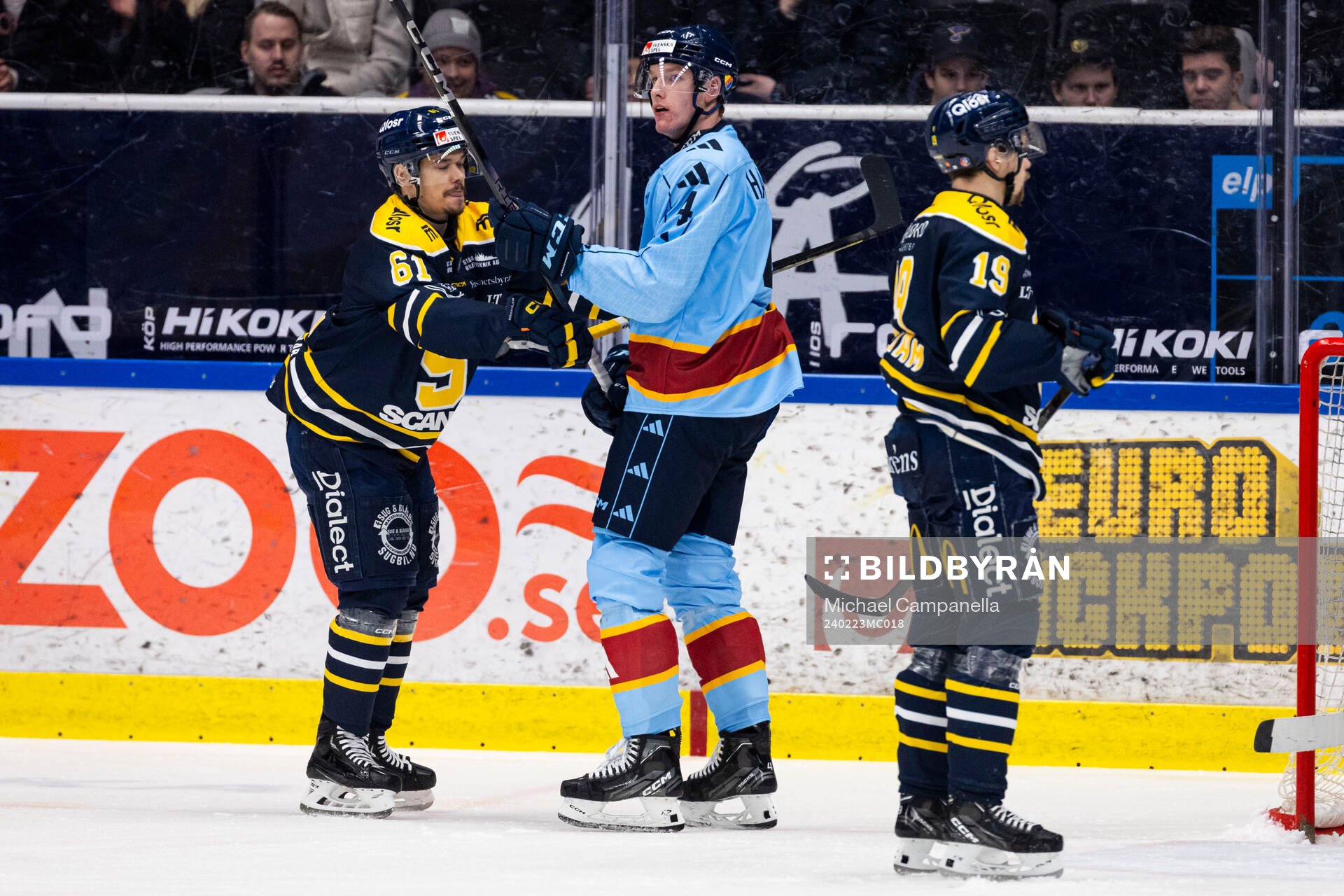 Södertäljes Miikka Pitkänen och Djurgårdens Edvin