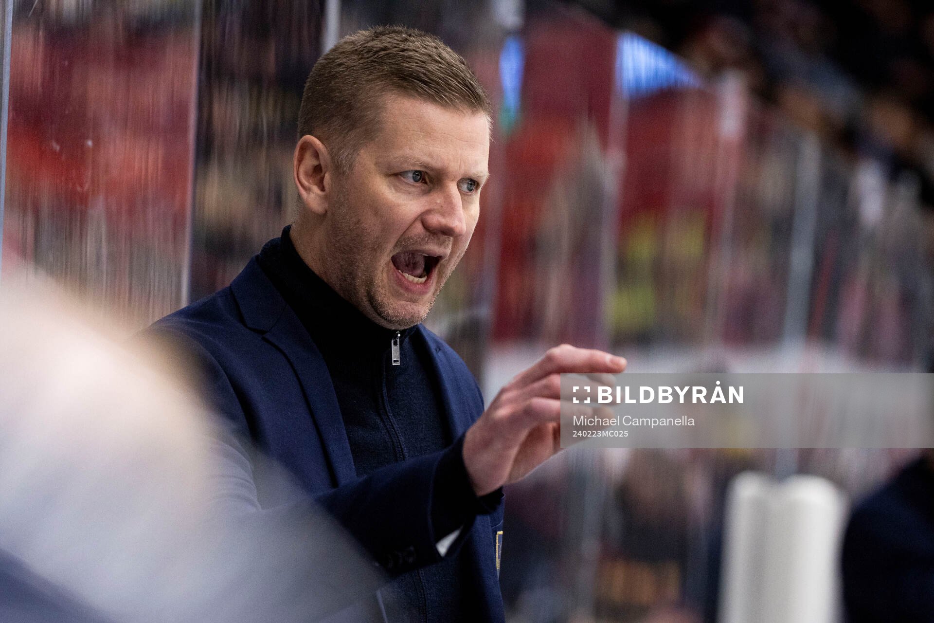 Djurgårdens tränare Michael Holmqvist