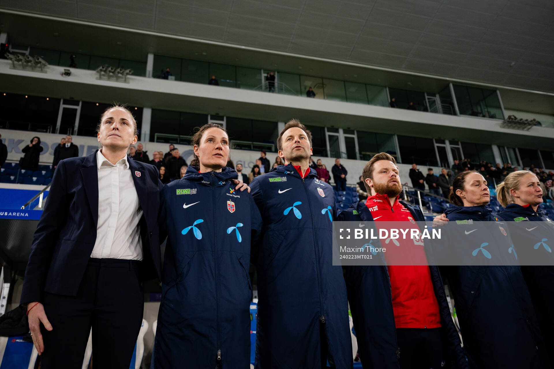 Head coach Gemma Grainger and Ingvild Stensland, assistant