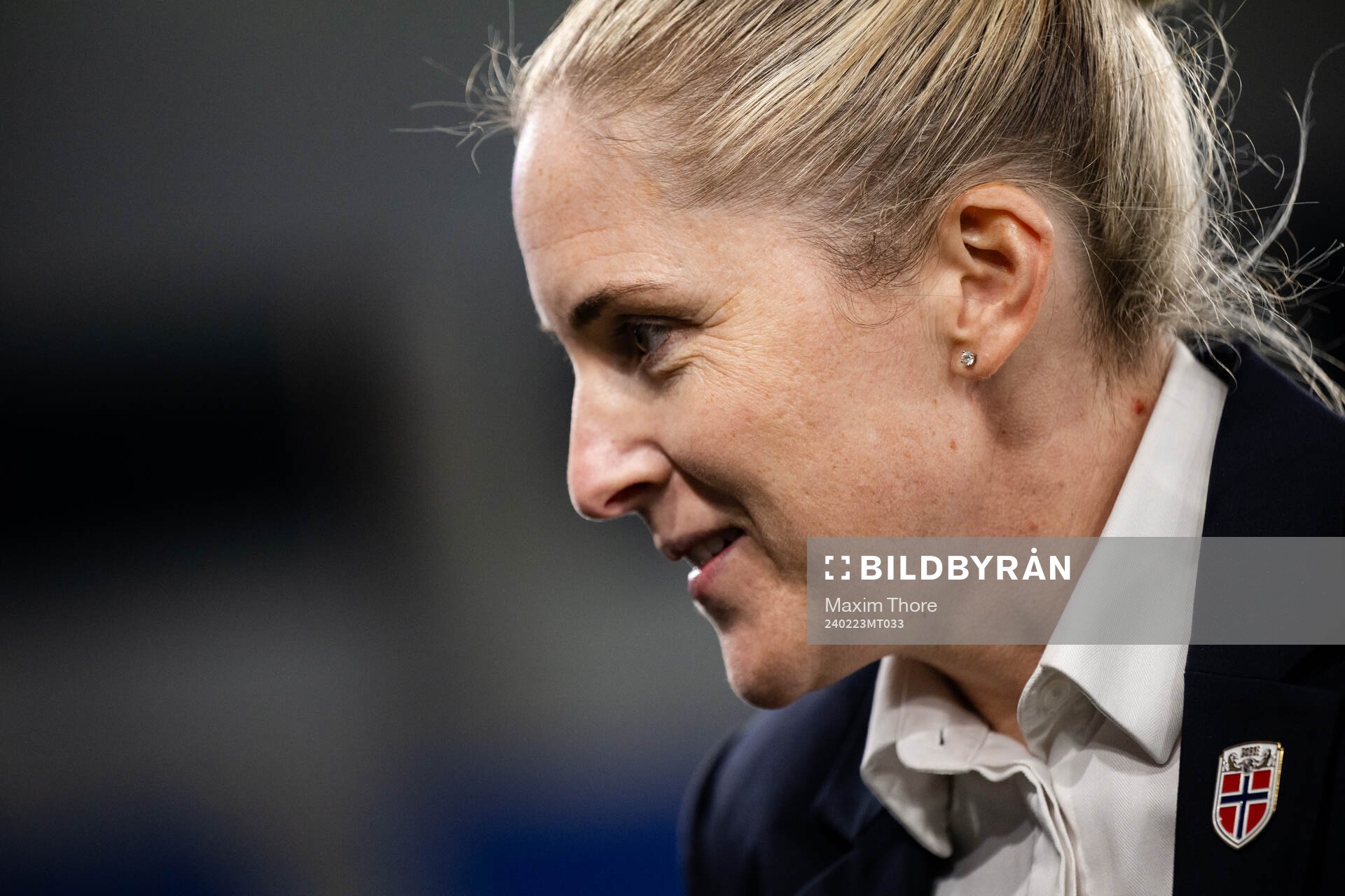 Head coach Gemma Grainger of Norway