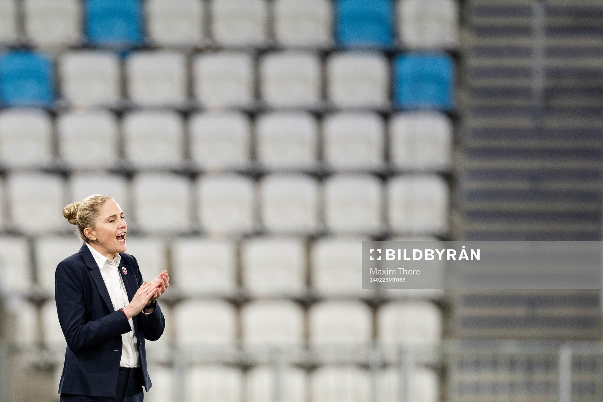 Head coach Gemma Grainger of Norway