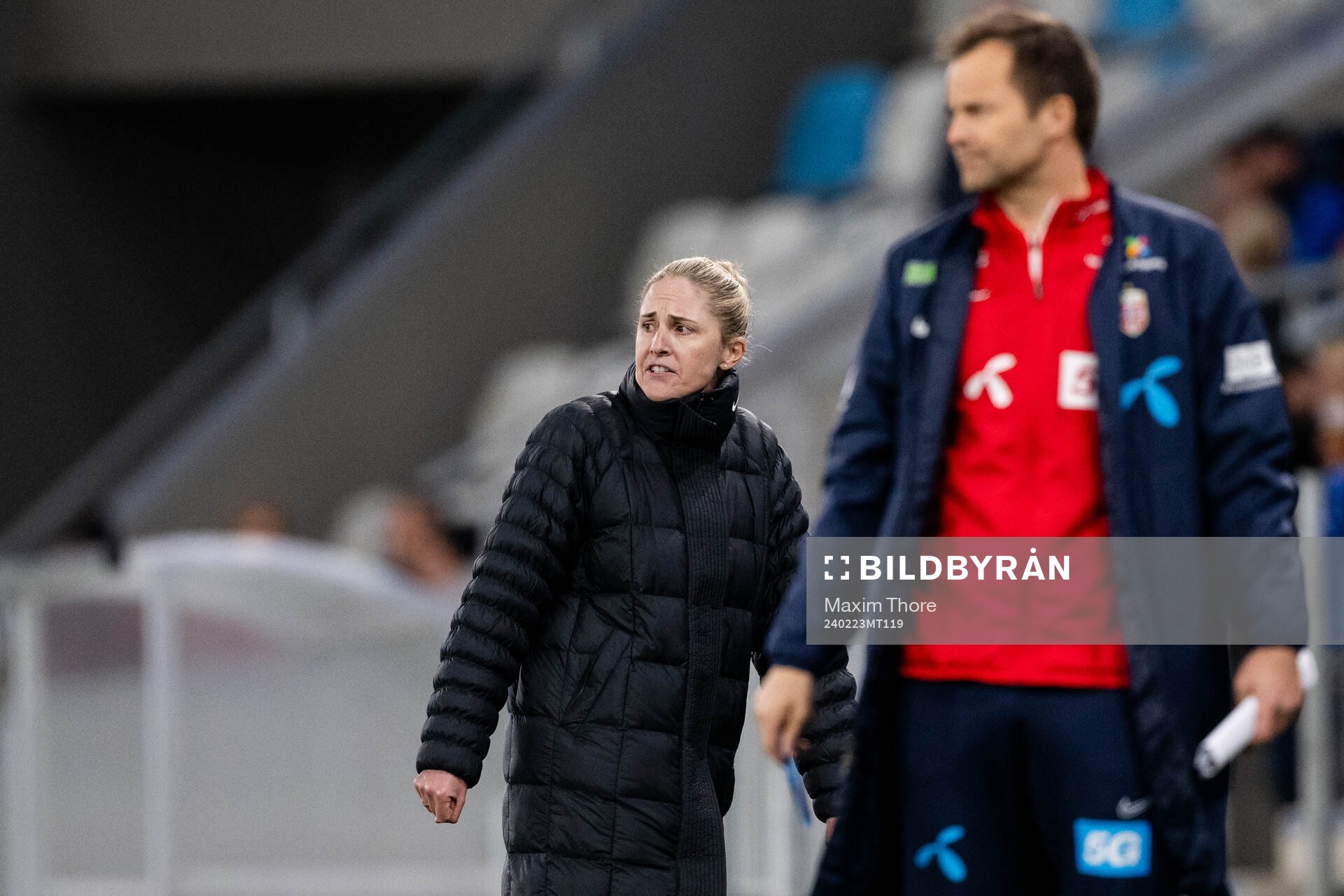 Head coach Gemma Grainger of Norway