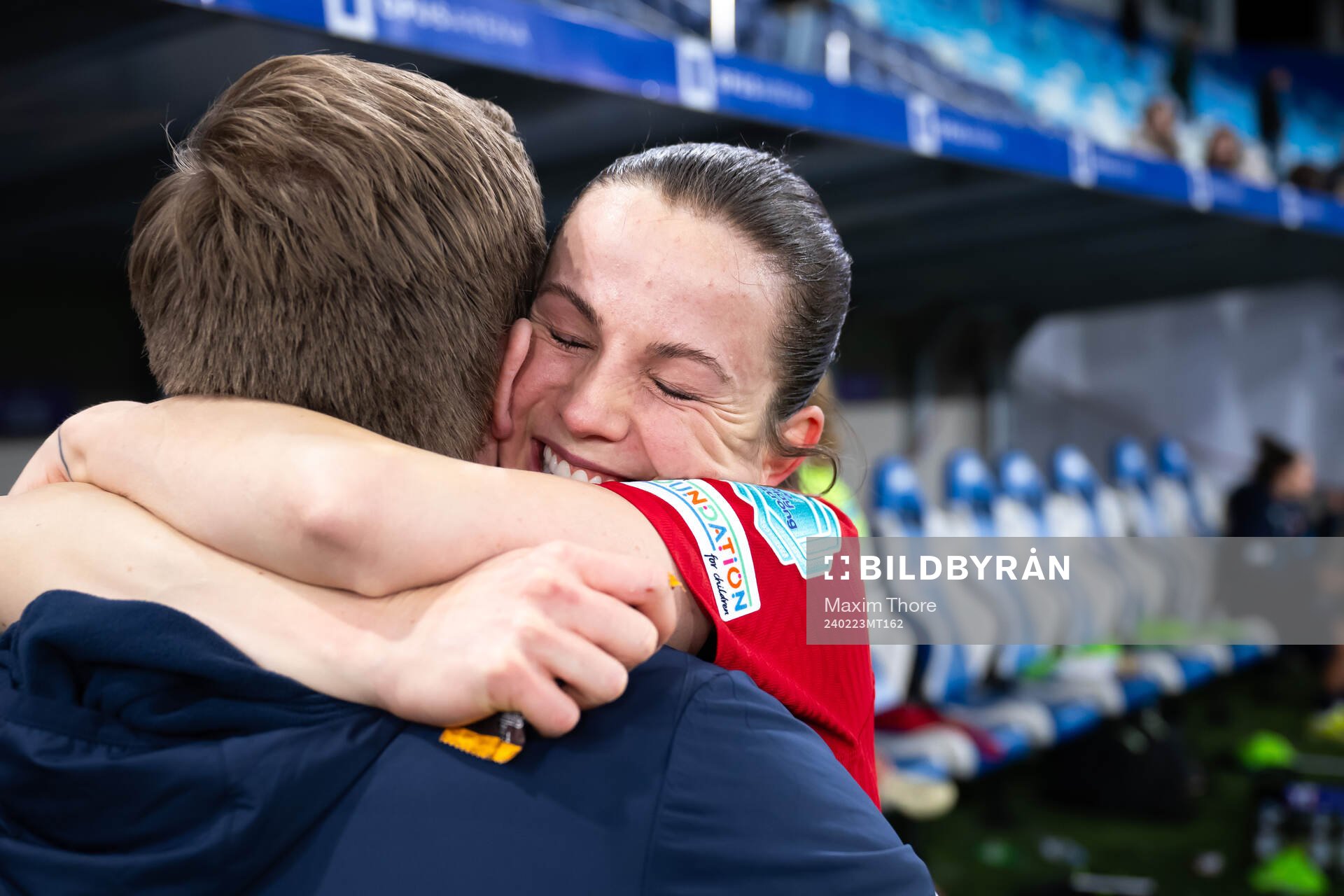 Tuva Hansen of Norway celebrates