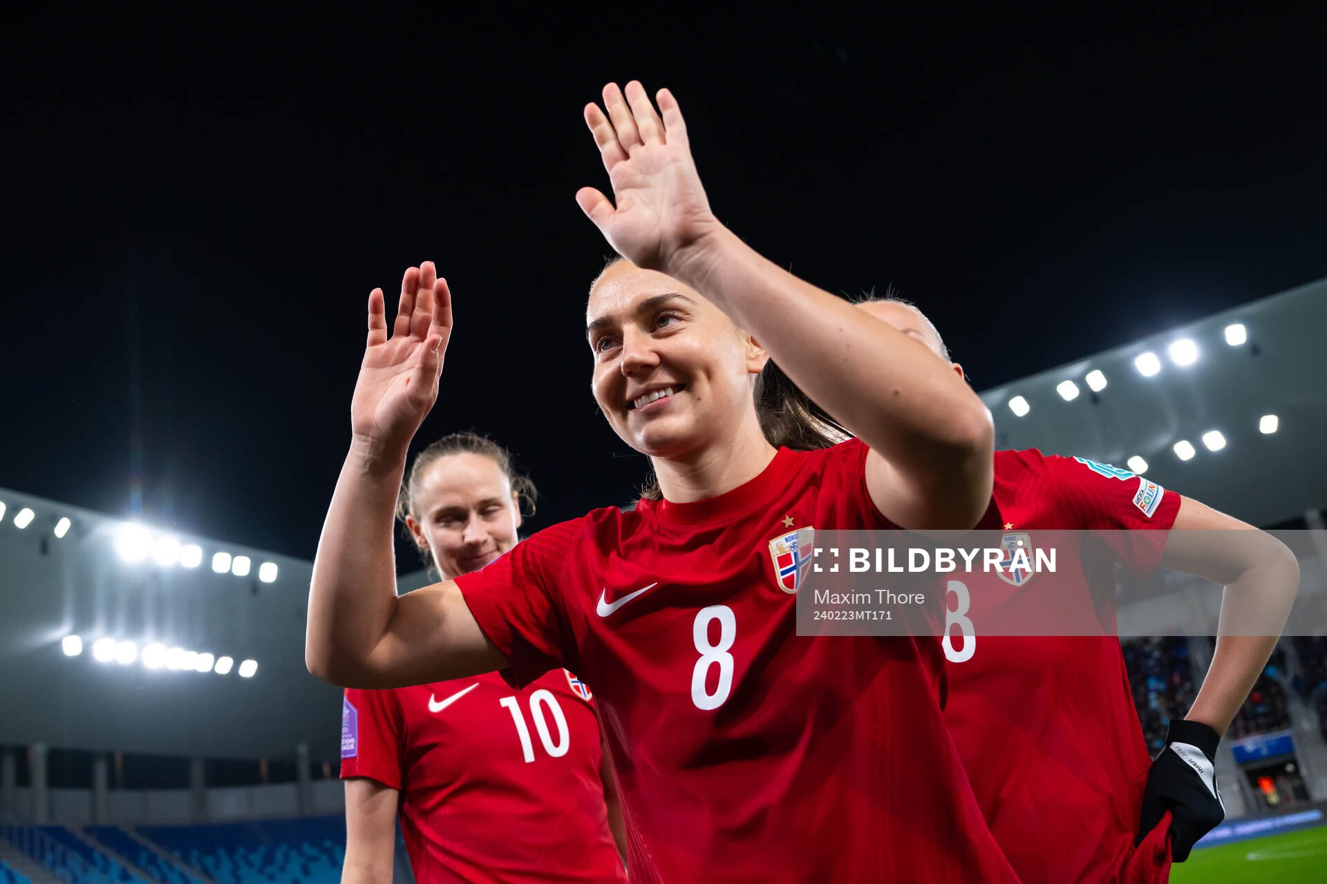 Caroline Graham Hansen and Vilde Bøe Risa of Norway