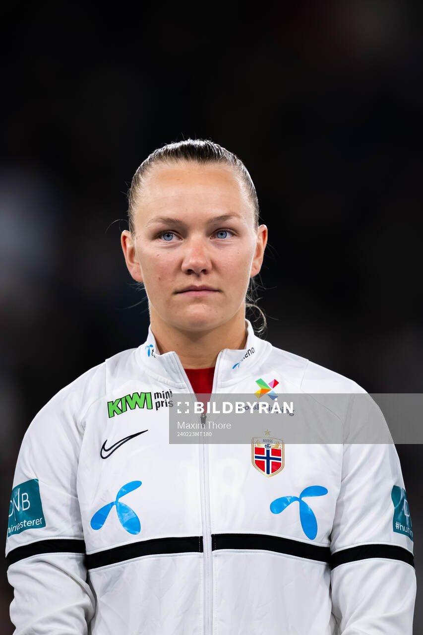 Frida Maanum of Norway at lineup