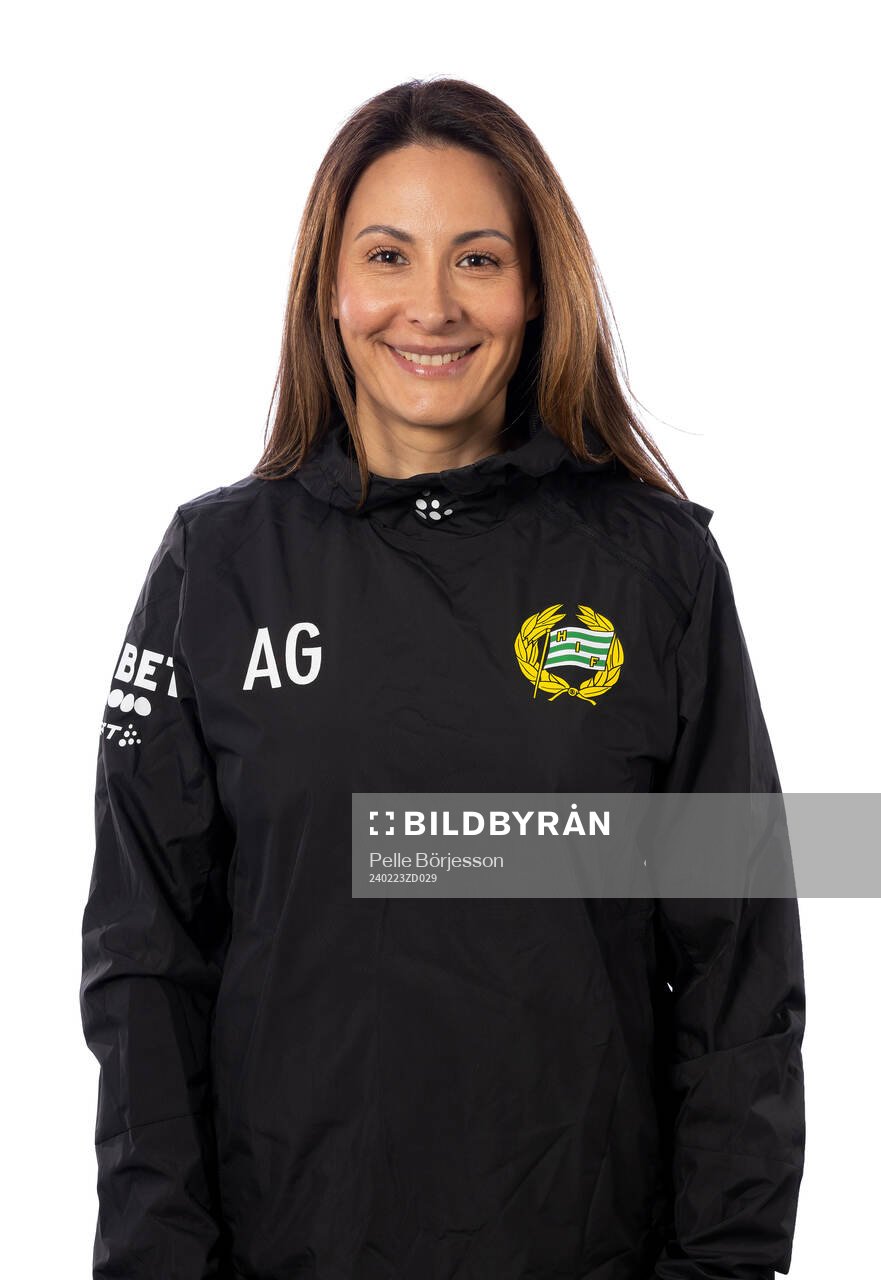 Hammarbys team manager Atena Gerontidou