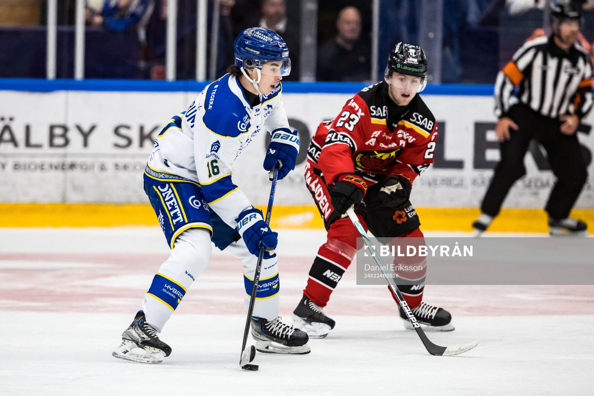 Leksands Felix Unger Sörum och Luleås Jesper Sellgren