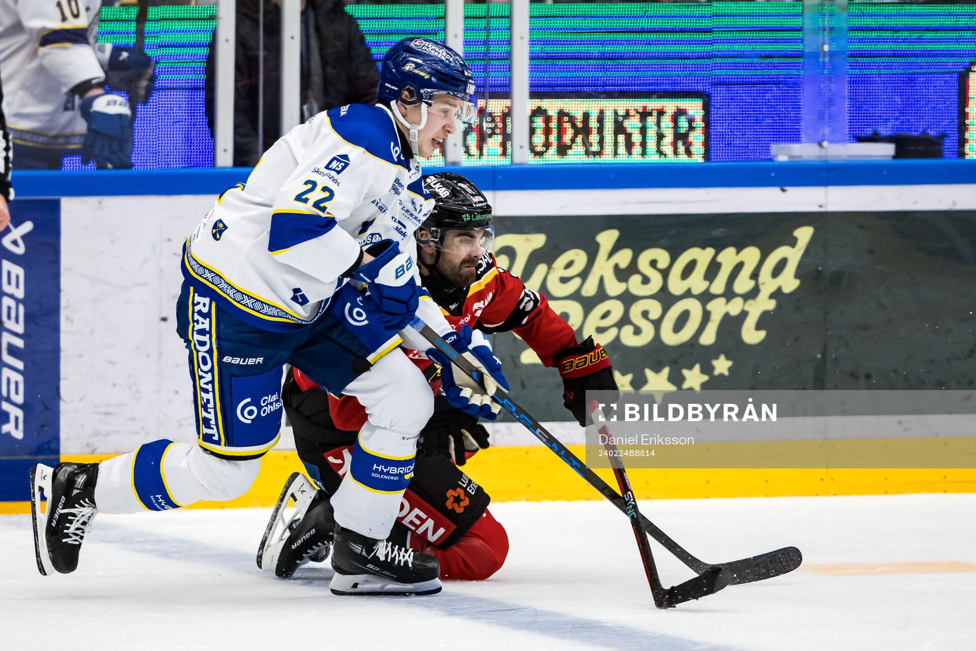Leksands Lukas Vejdemo och Luleås Frederic Allard