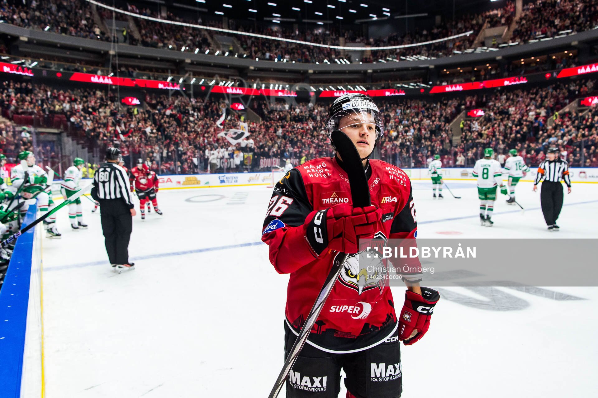 Malmö Redhawks Teemu Kivihalme jublar