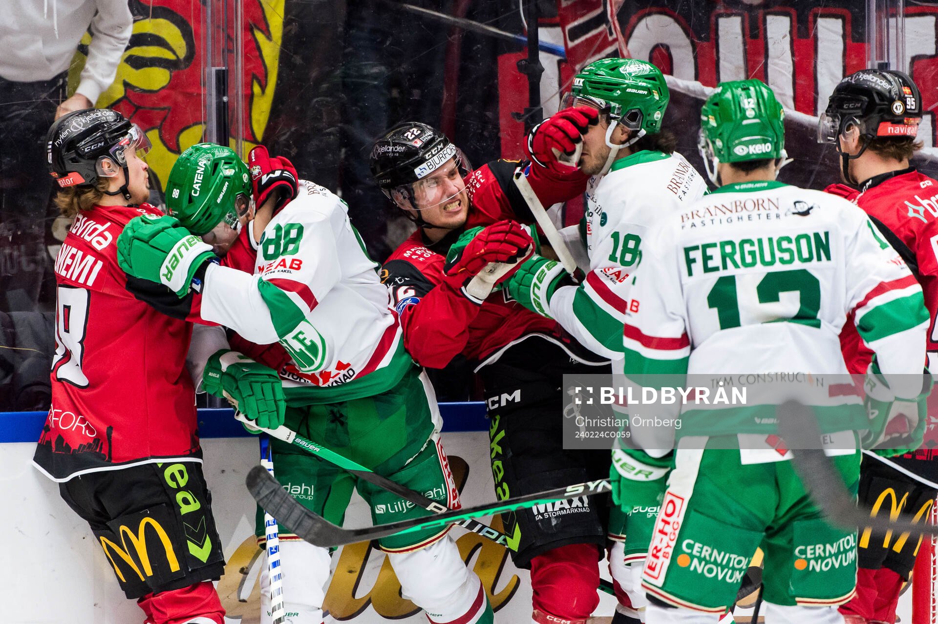 Malmö Redhawks Johan Olofsson och Janne Kuokkanen, Rögles