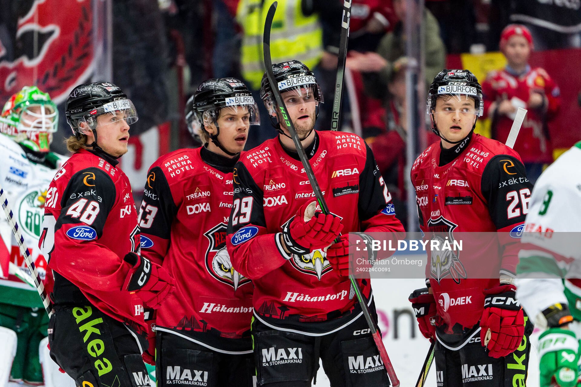 Malmö Redhawks Kim Rosdahl jublar