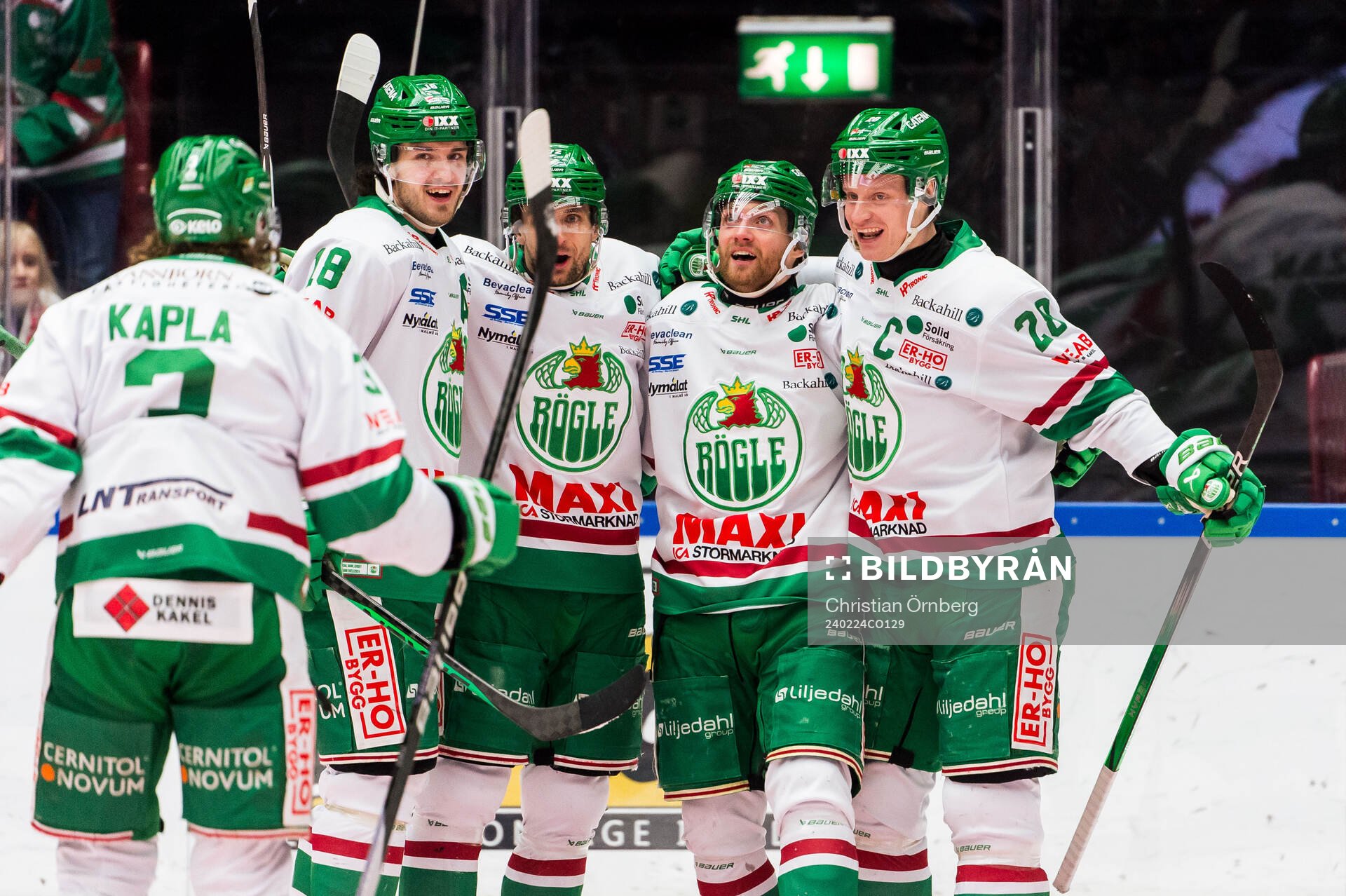 Rögles Simon Ryfors jublar
